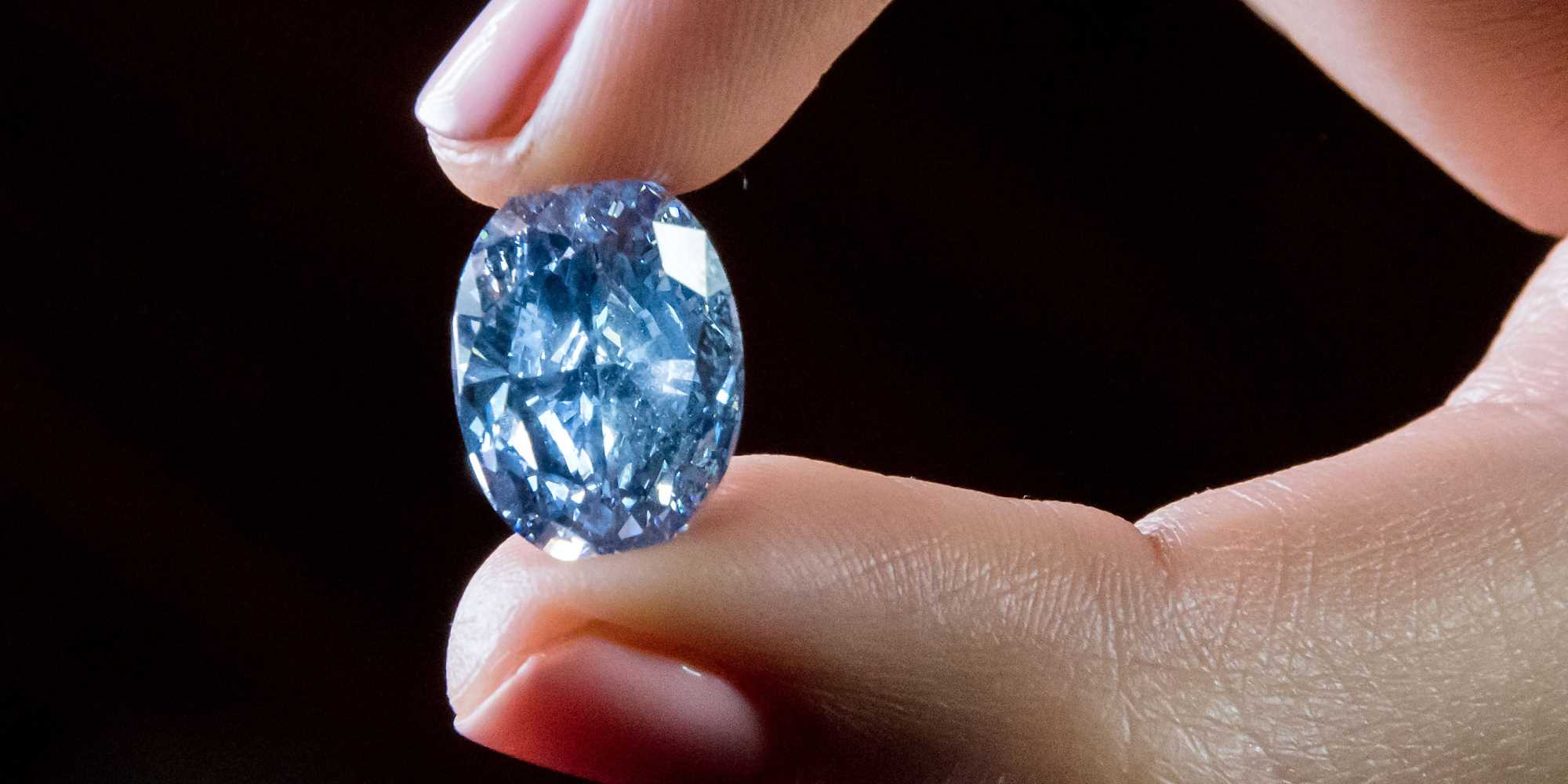 Bild vom blauen Hope Diamanten