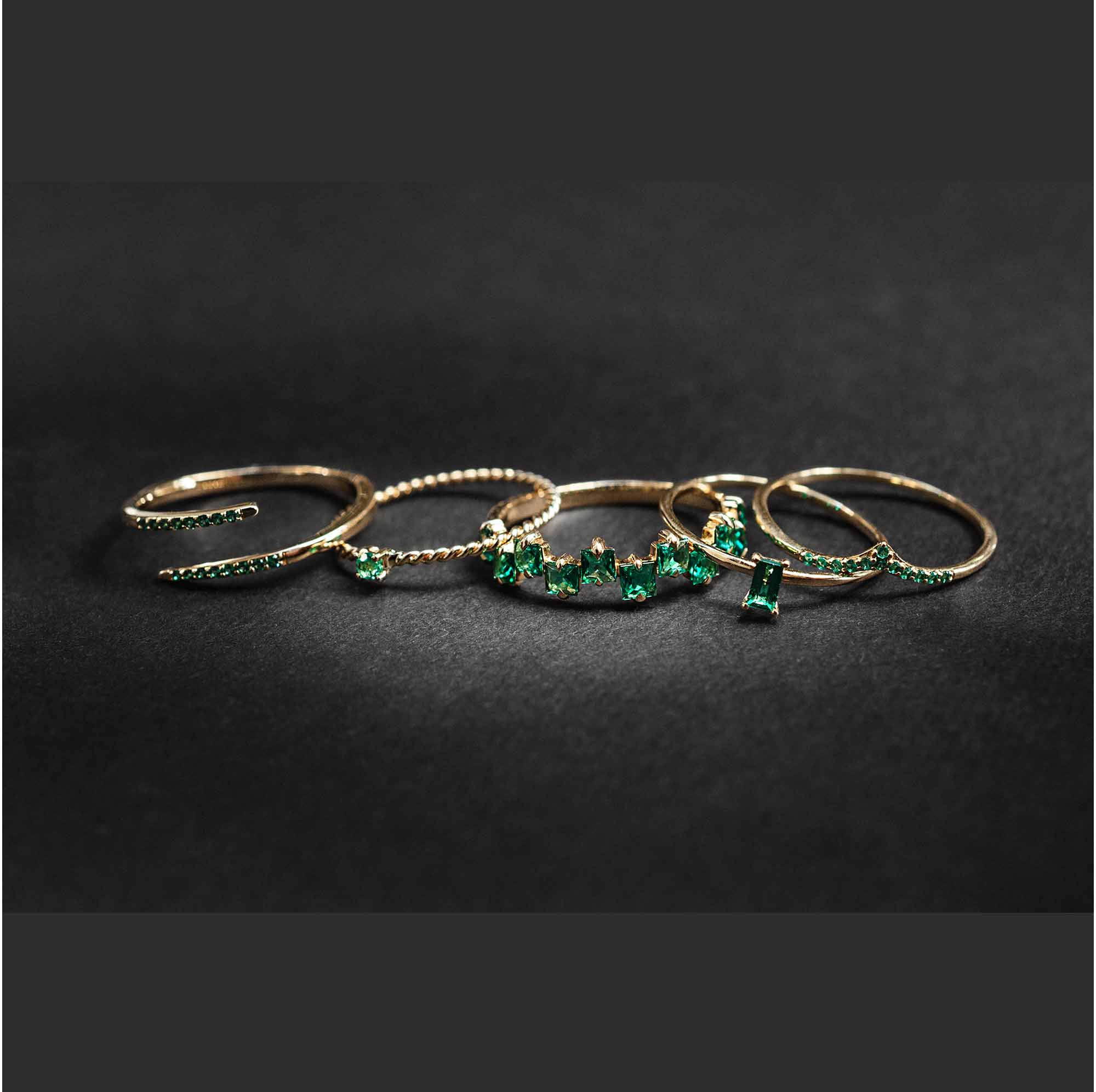 Künstliche Smaragde - fejn jewelry