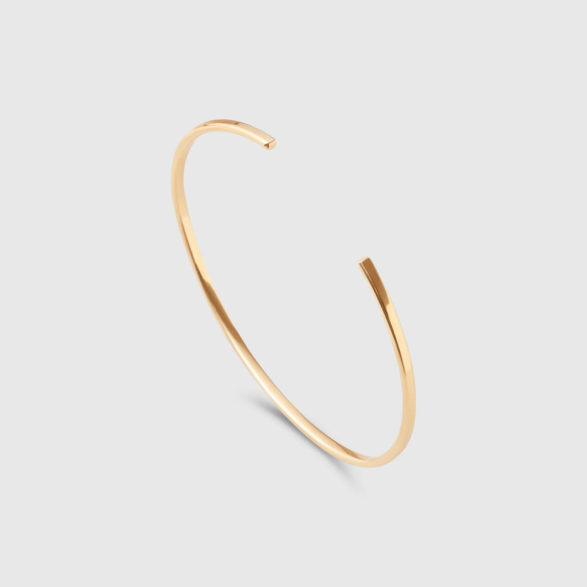 shiny arm cuff | solid gold