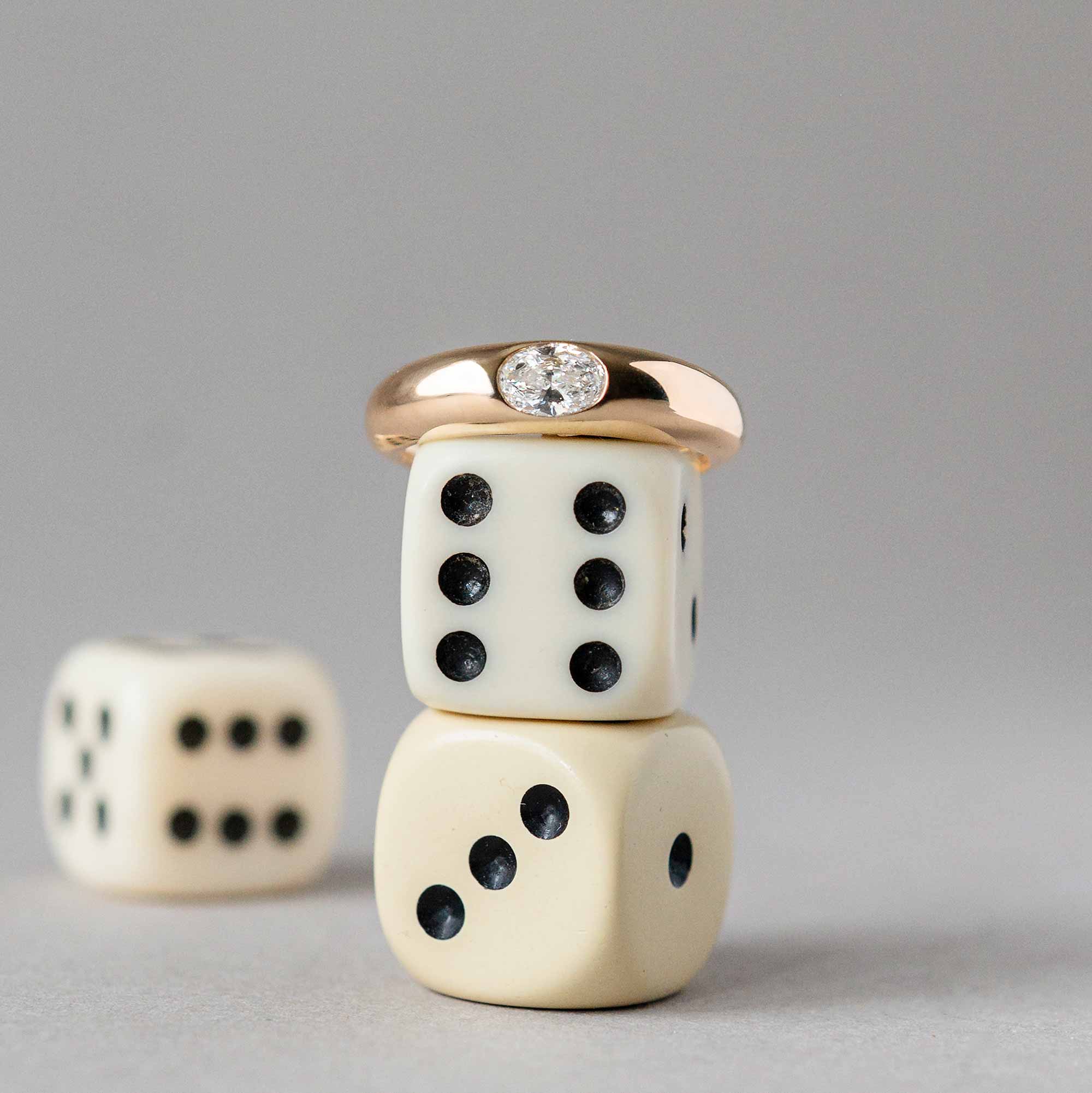 bombay diamond ring | solid gold