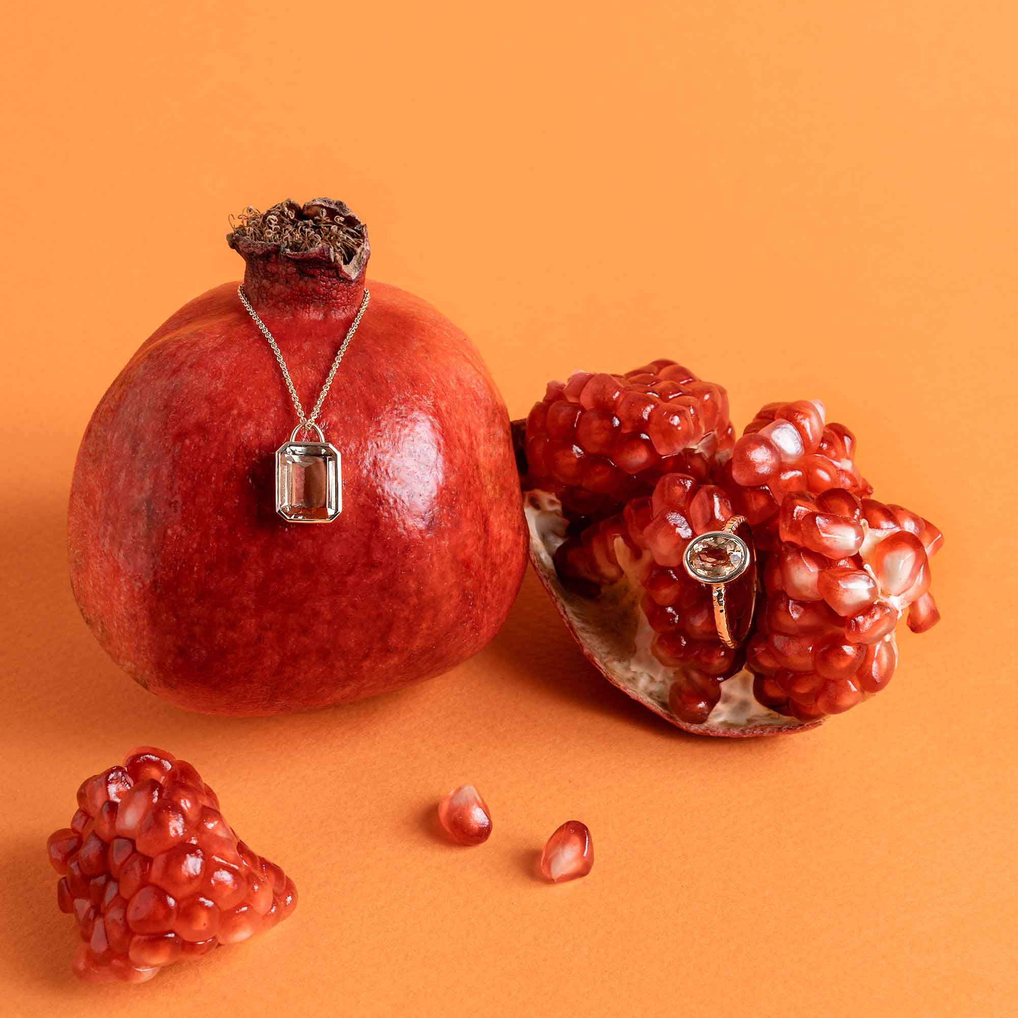 precious hammered necklace | solid gold