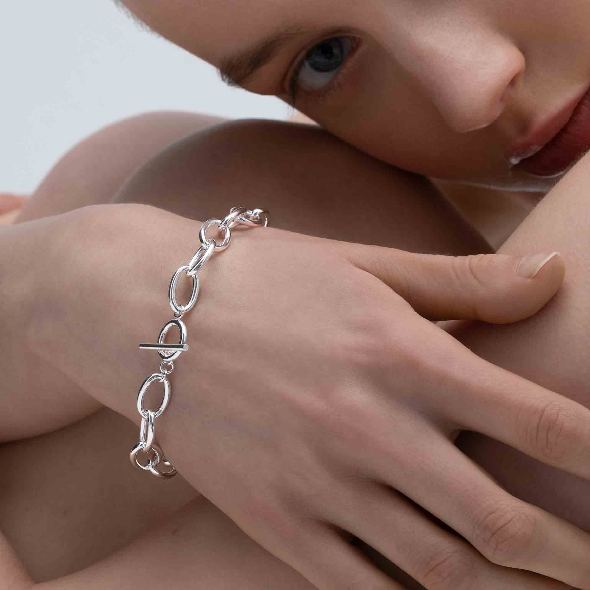 chunky link chain bracelet
