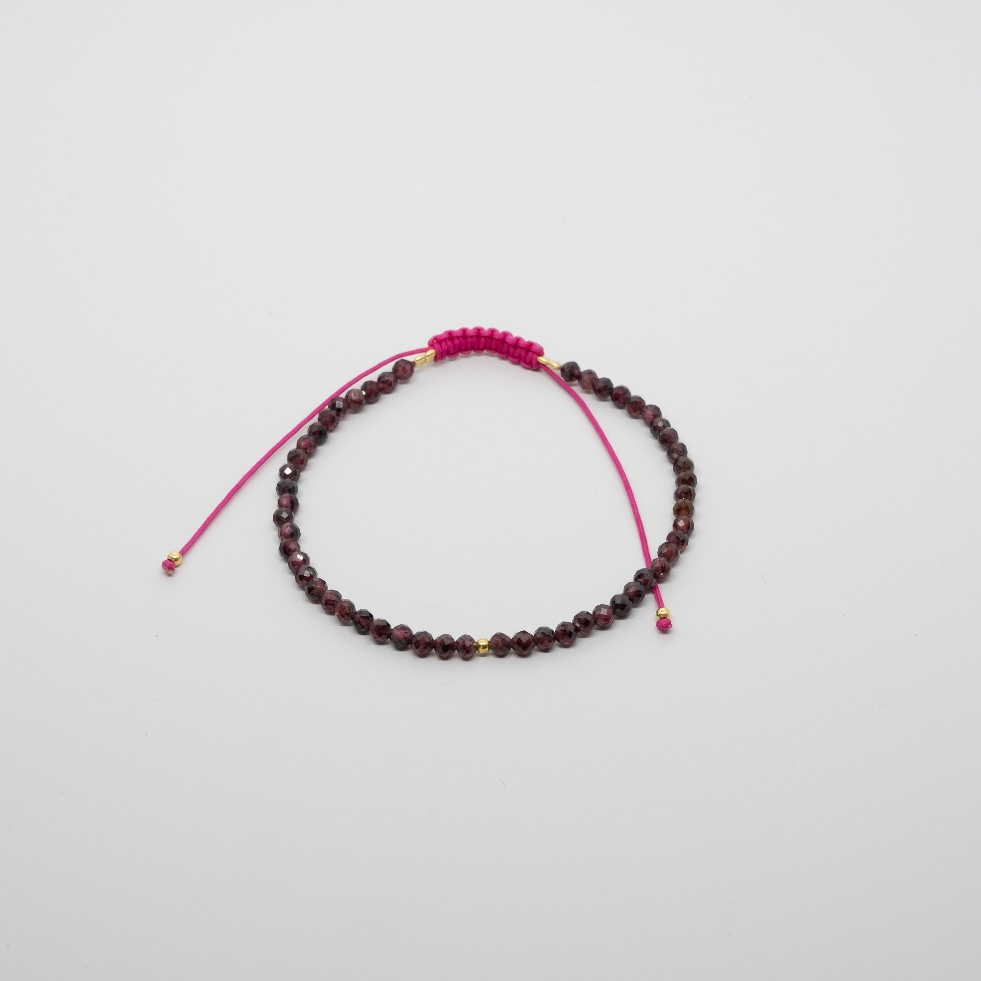 birthstone armband januar - garnet