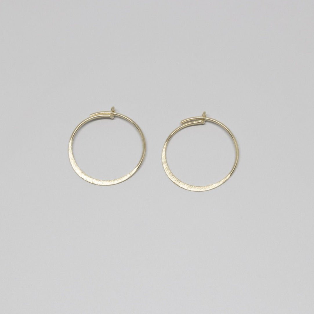 satin flat hoop - M / L