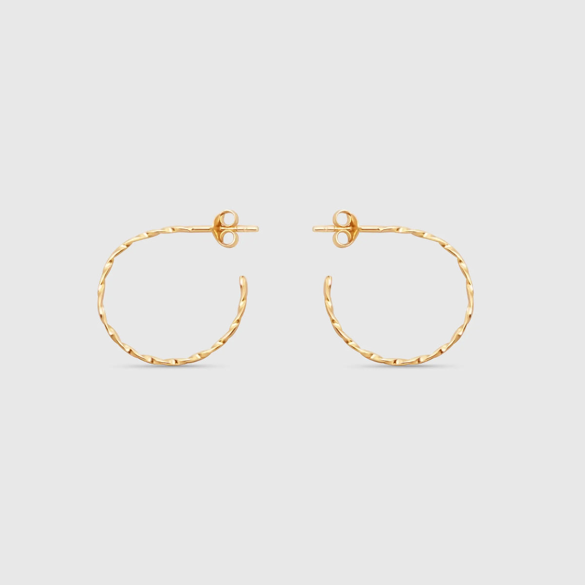 tiny twisted hoop - XS / M