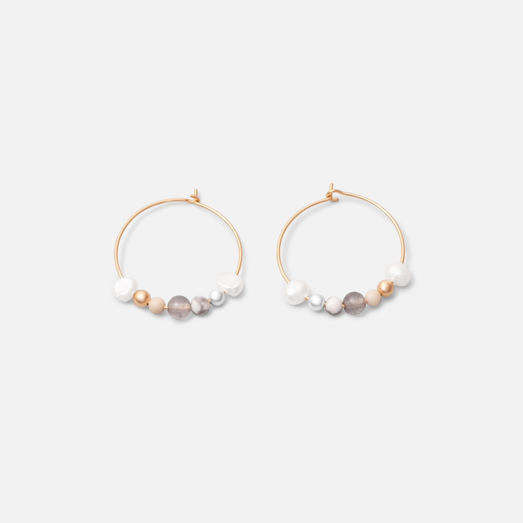 winter pearl hoop