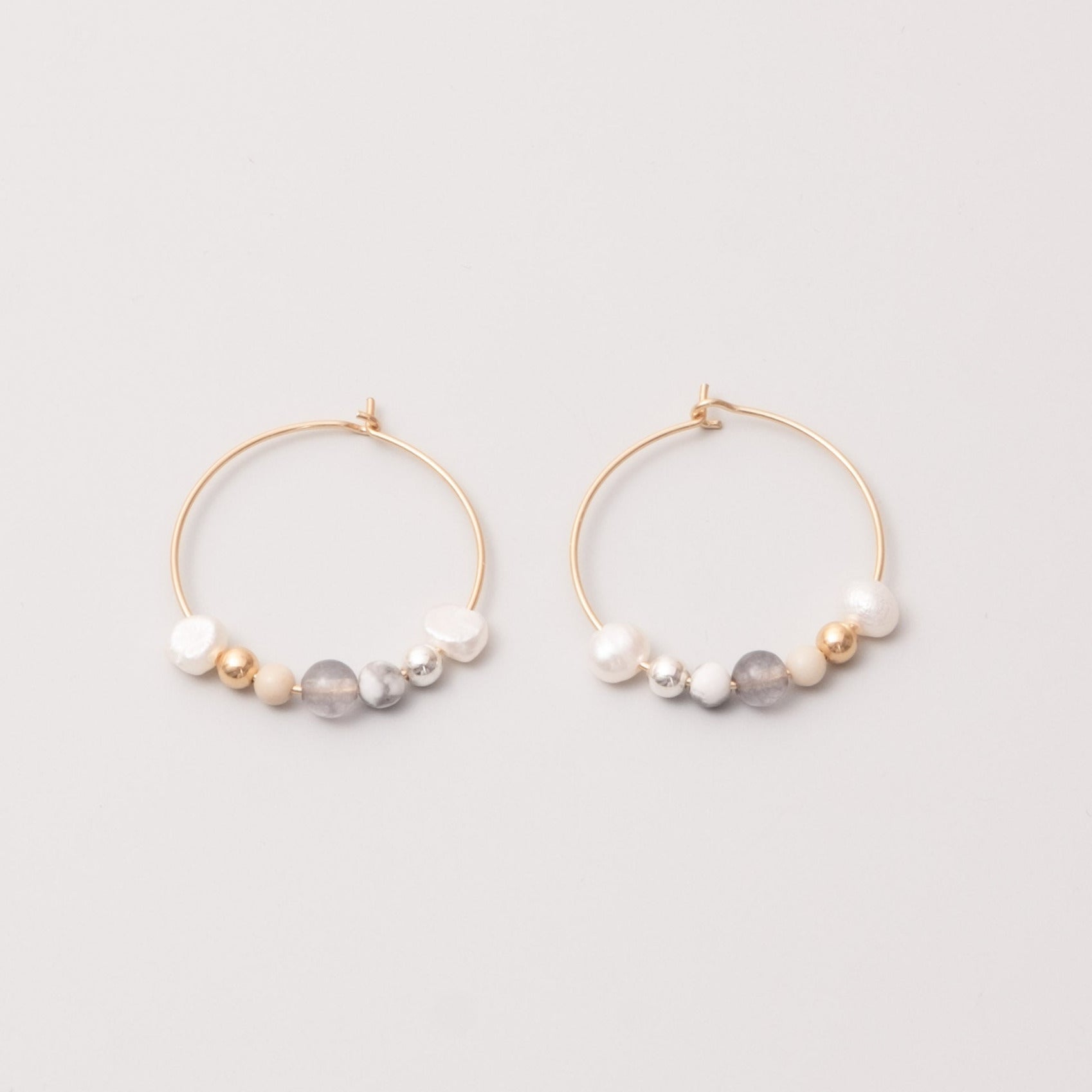 winter pearl hoop