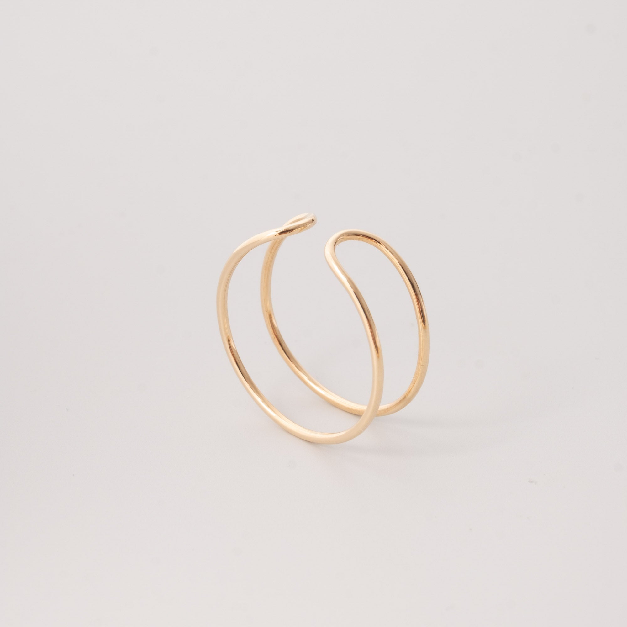 double ring | solid gold
