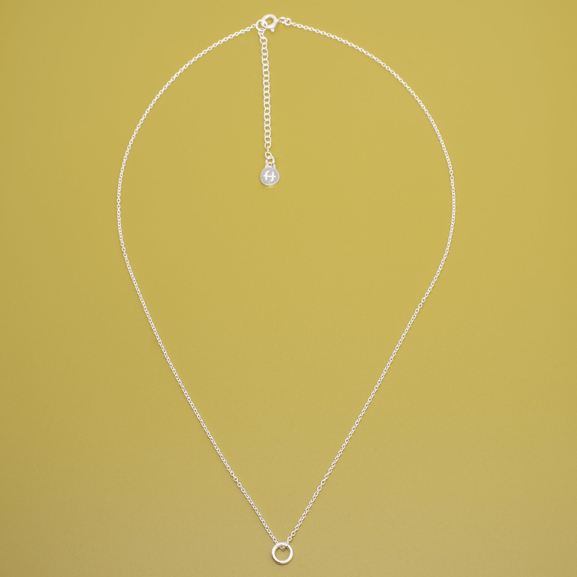 small circle necklace