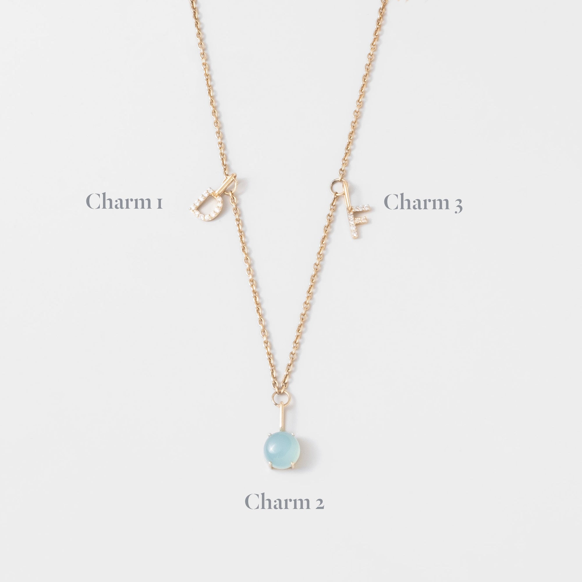 talisman necklace | solid gold