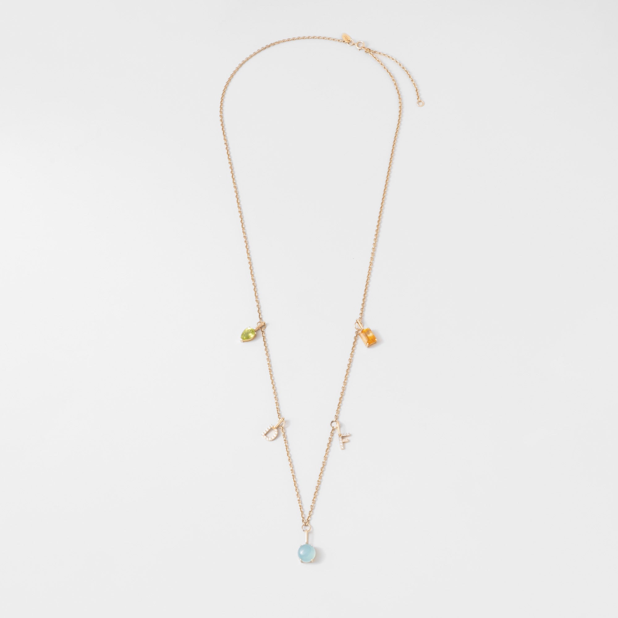 talisman necklace | solid gold