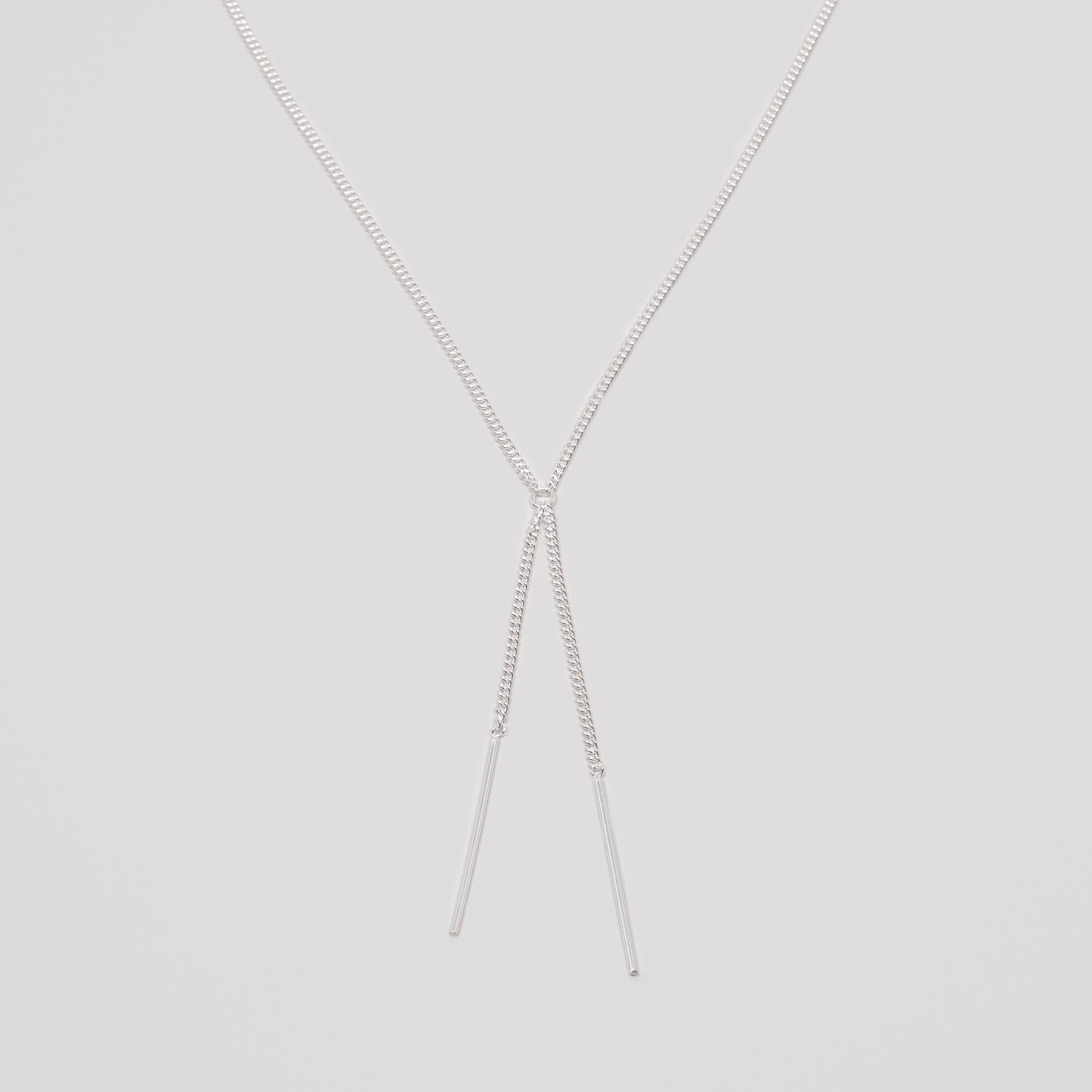 Lange Kette Y Form Sterling Silber