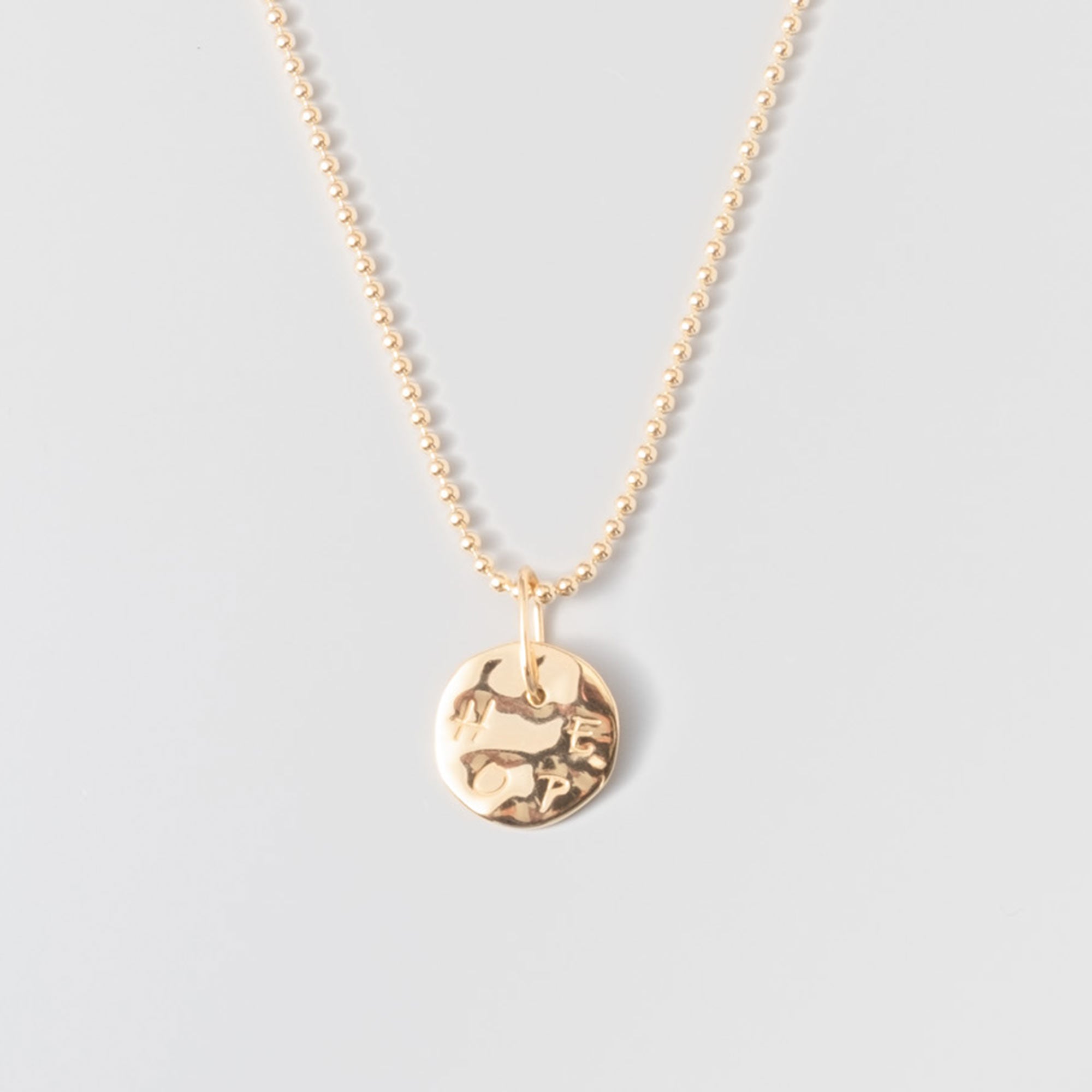 HOPE necklace charm