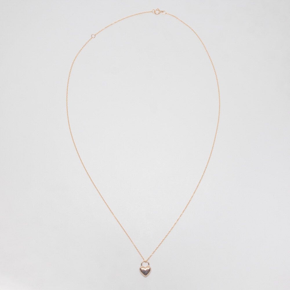 heart necklace | solid gold
