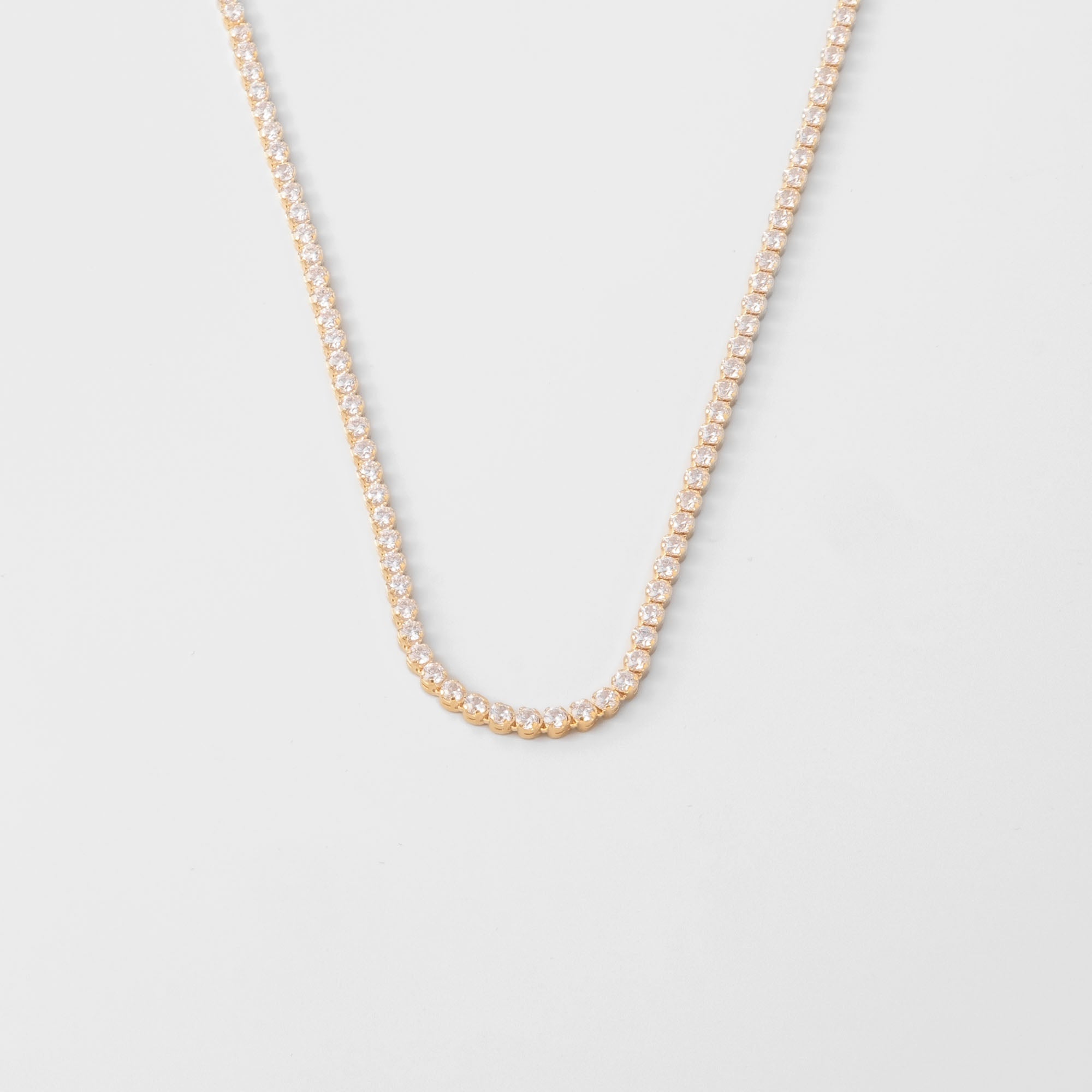 sparkle tennis necklace