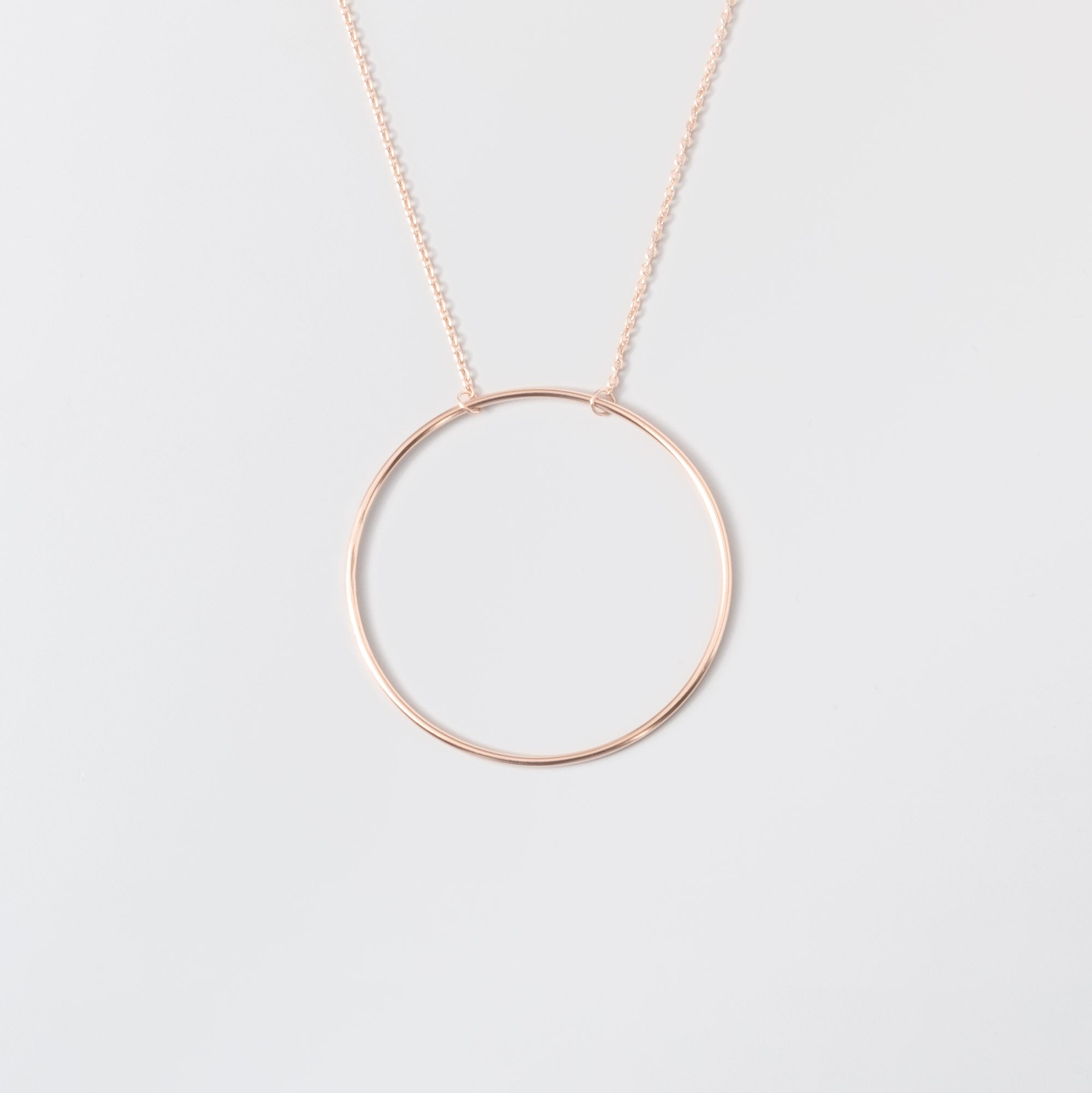 big circle necklace