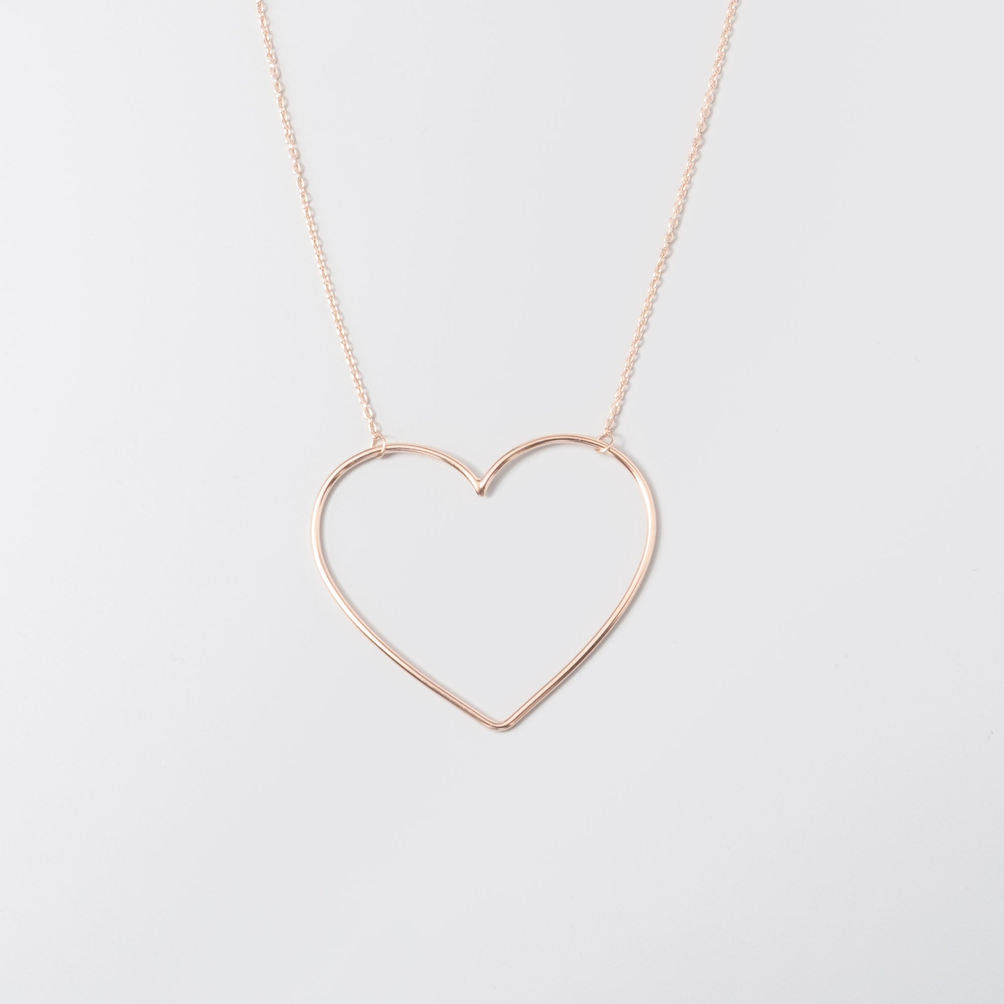 big heart necklace