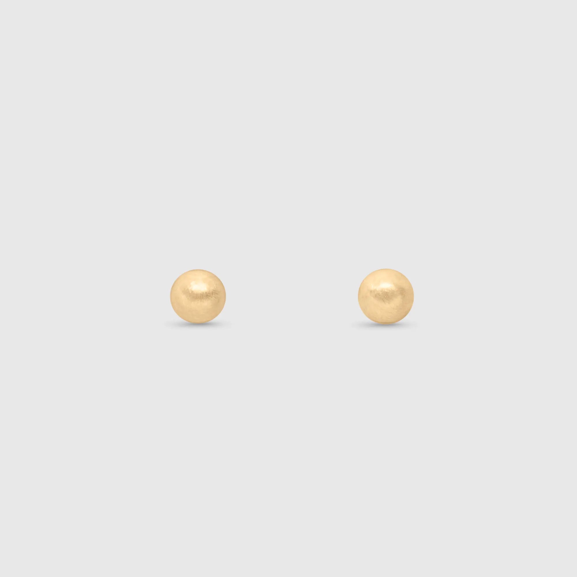 satin ball stud