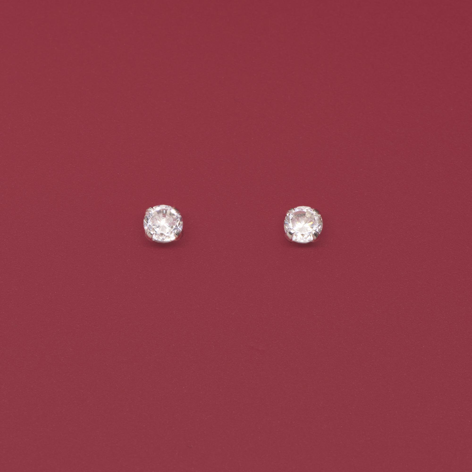 Ohrstecker mit Zirkonia Sparkle Stud in Silber fejn jewelry