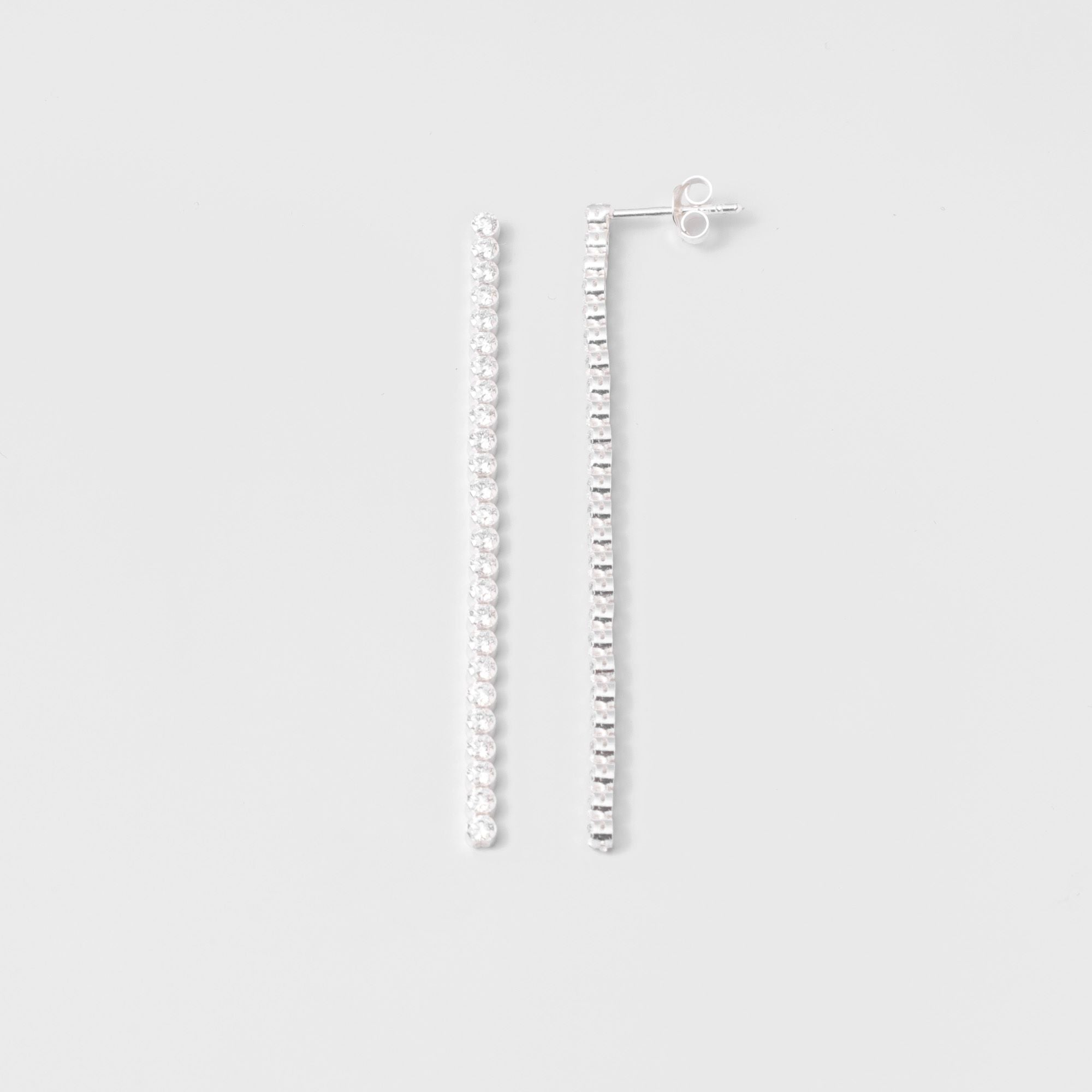 long sparkle chain stud