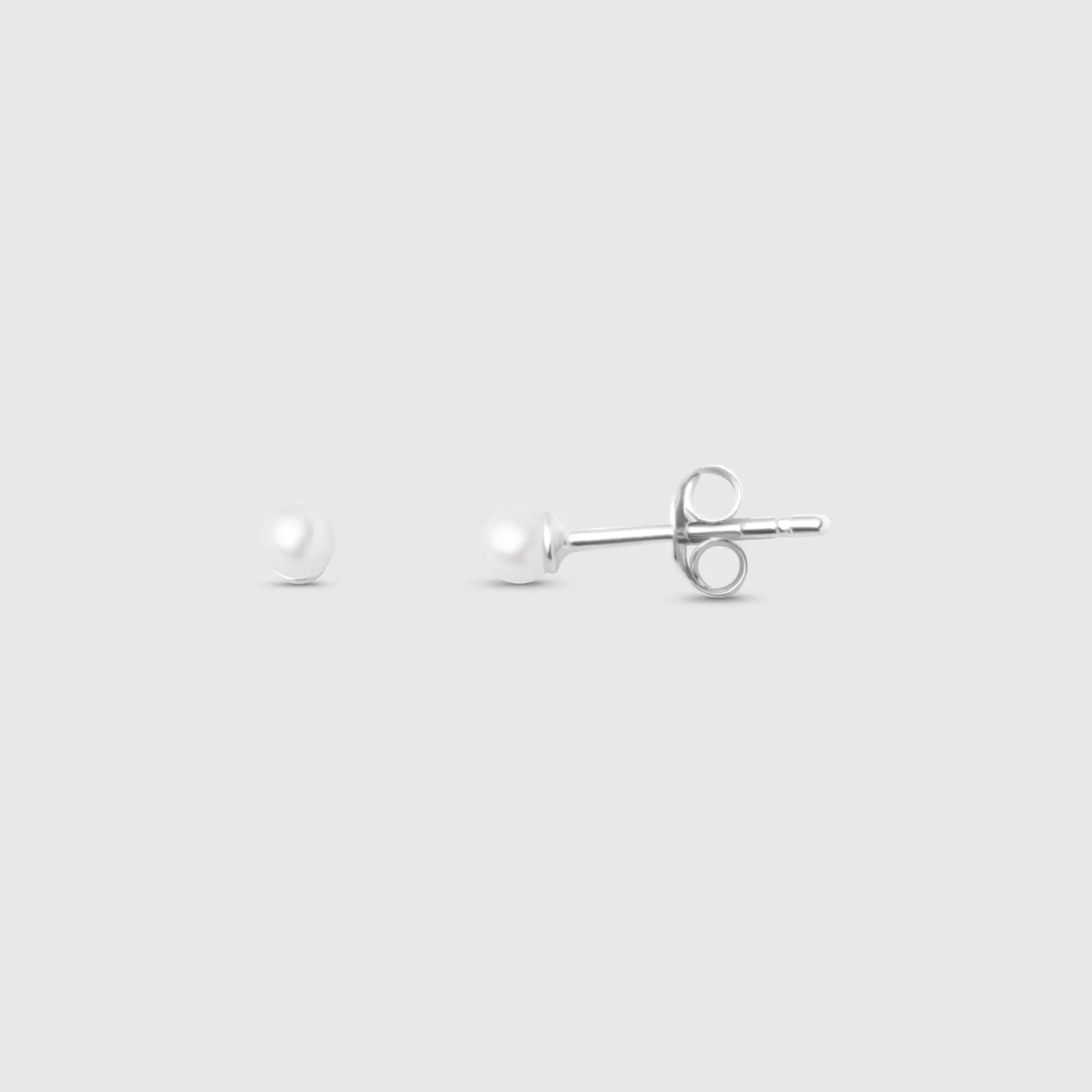 tiny pearl stud