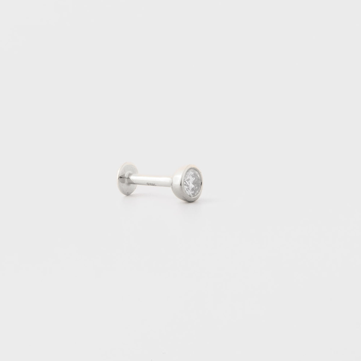 Reservierung - bezel diamond helix stud (189€)