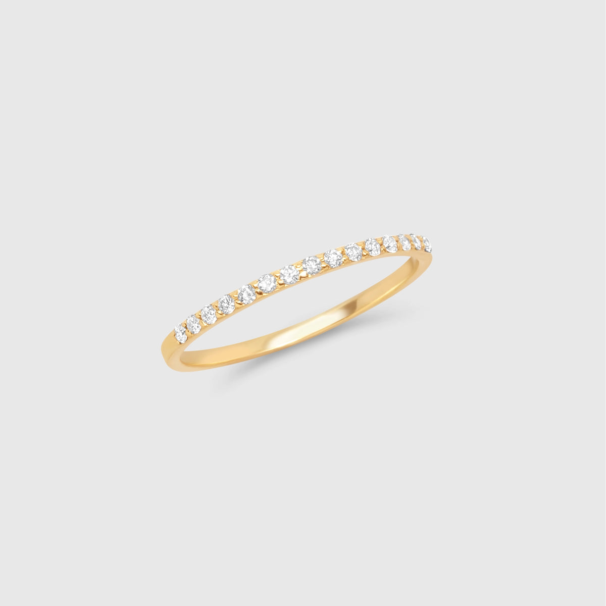 memory diamond ring | solid gold