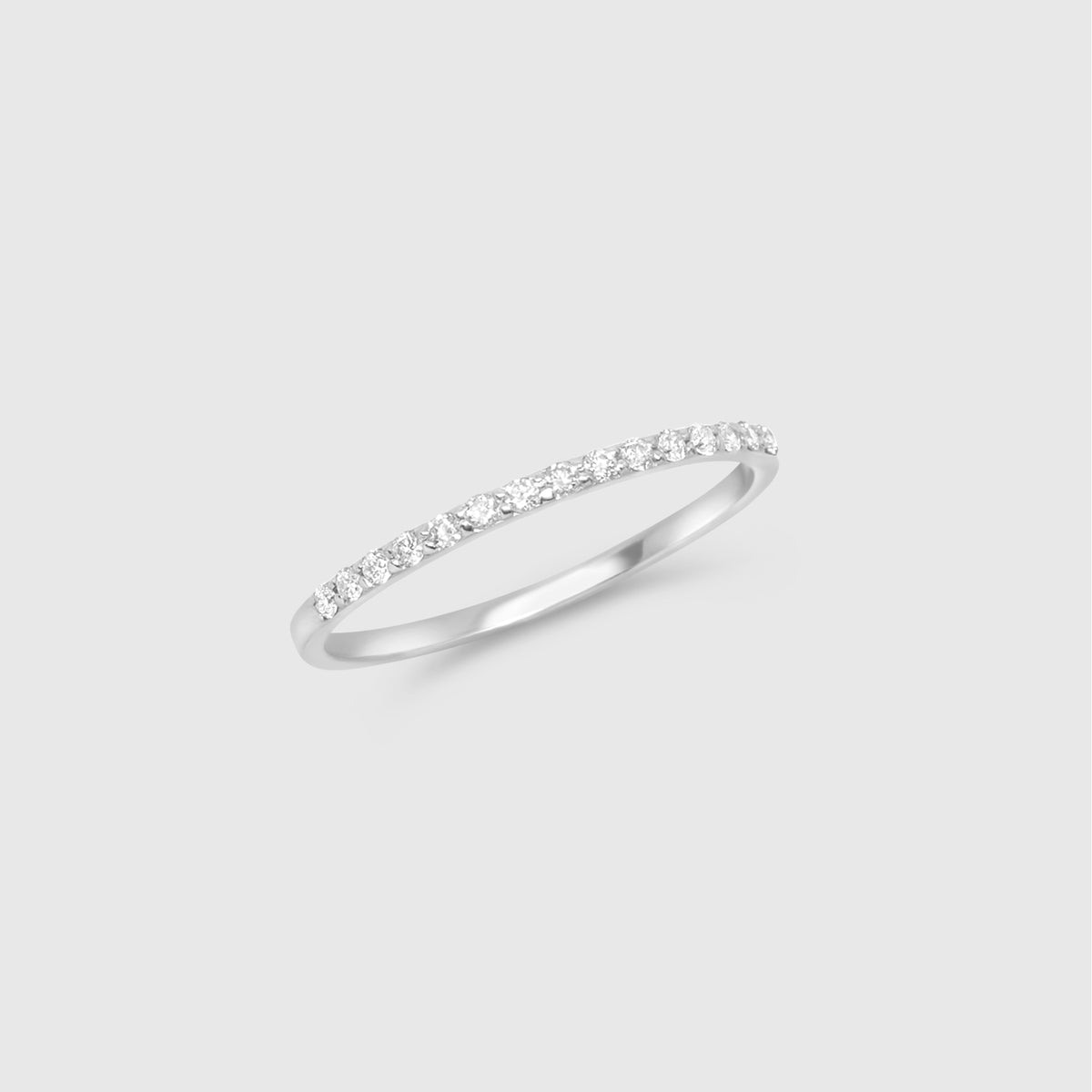memory diamond ring | solid gold