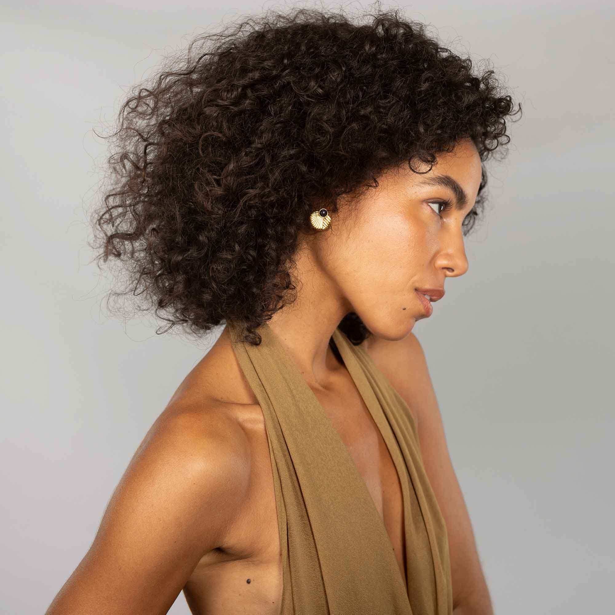 Ohrstecker bold half sun lapislazuli worlds origins wolfgang joop