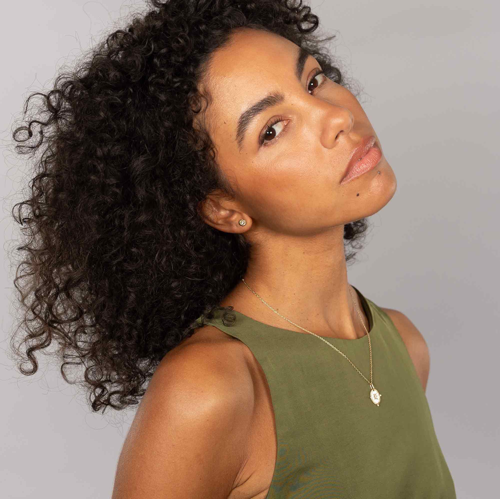 Ohrstecker Echtgold mystic diamond sun worlds origins wolfgang joop