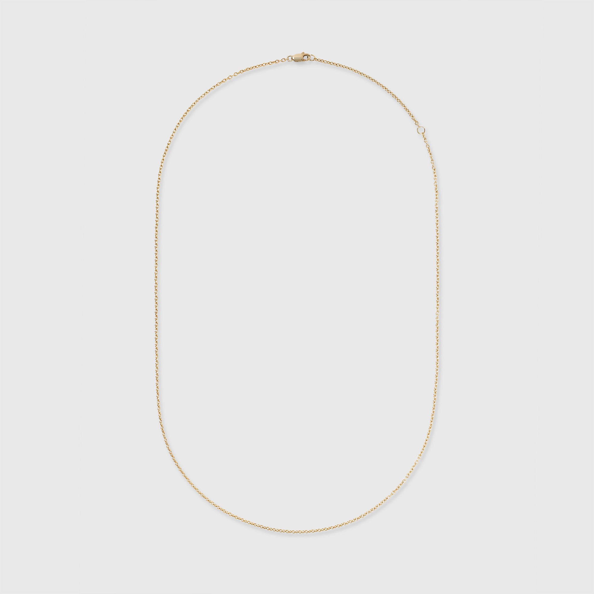 bold plain necklace M | solid gold