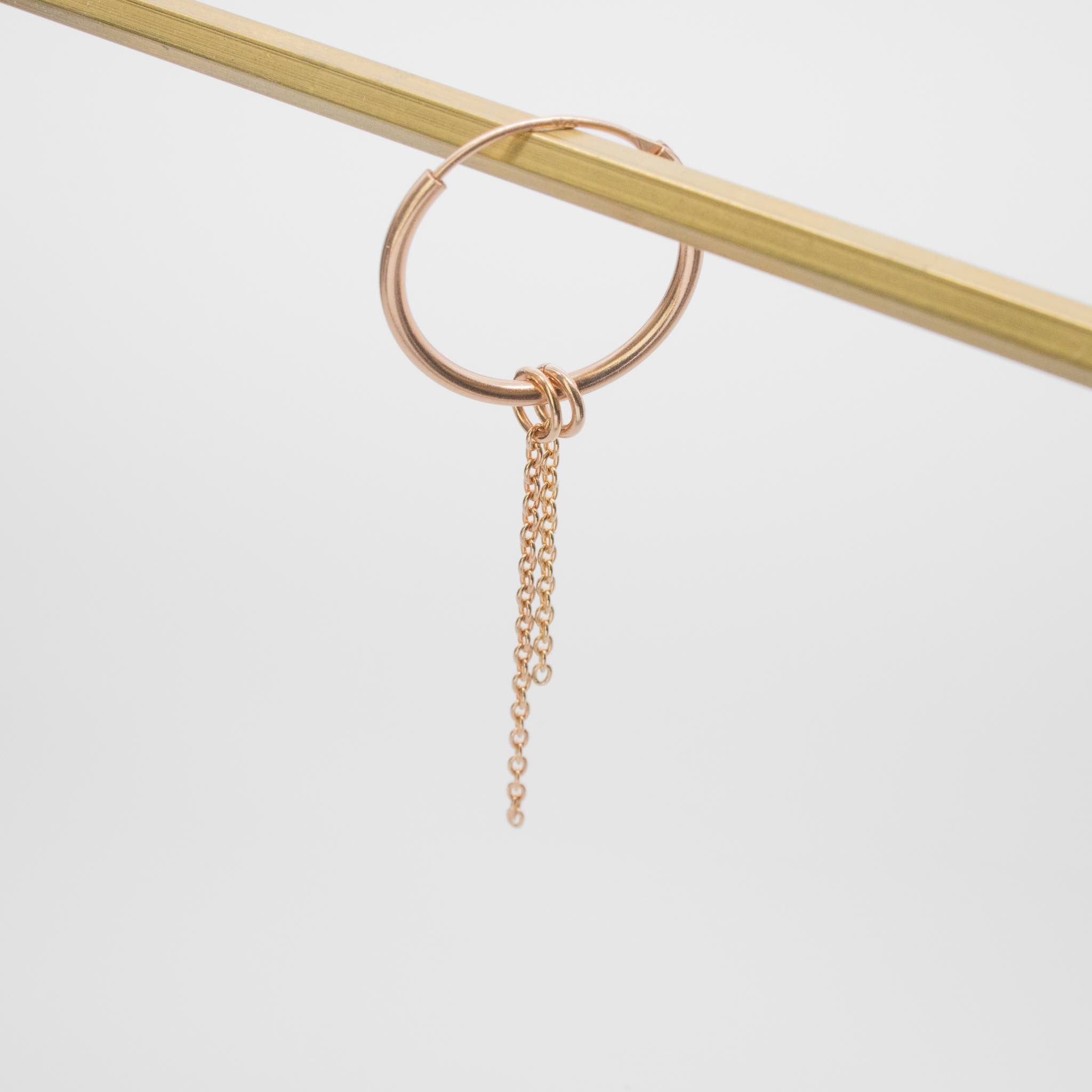 chain hoop charms