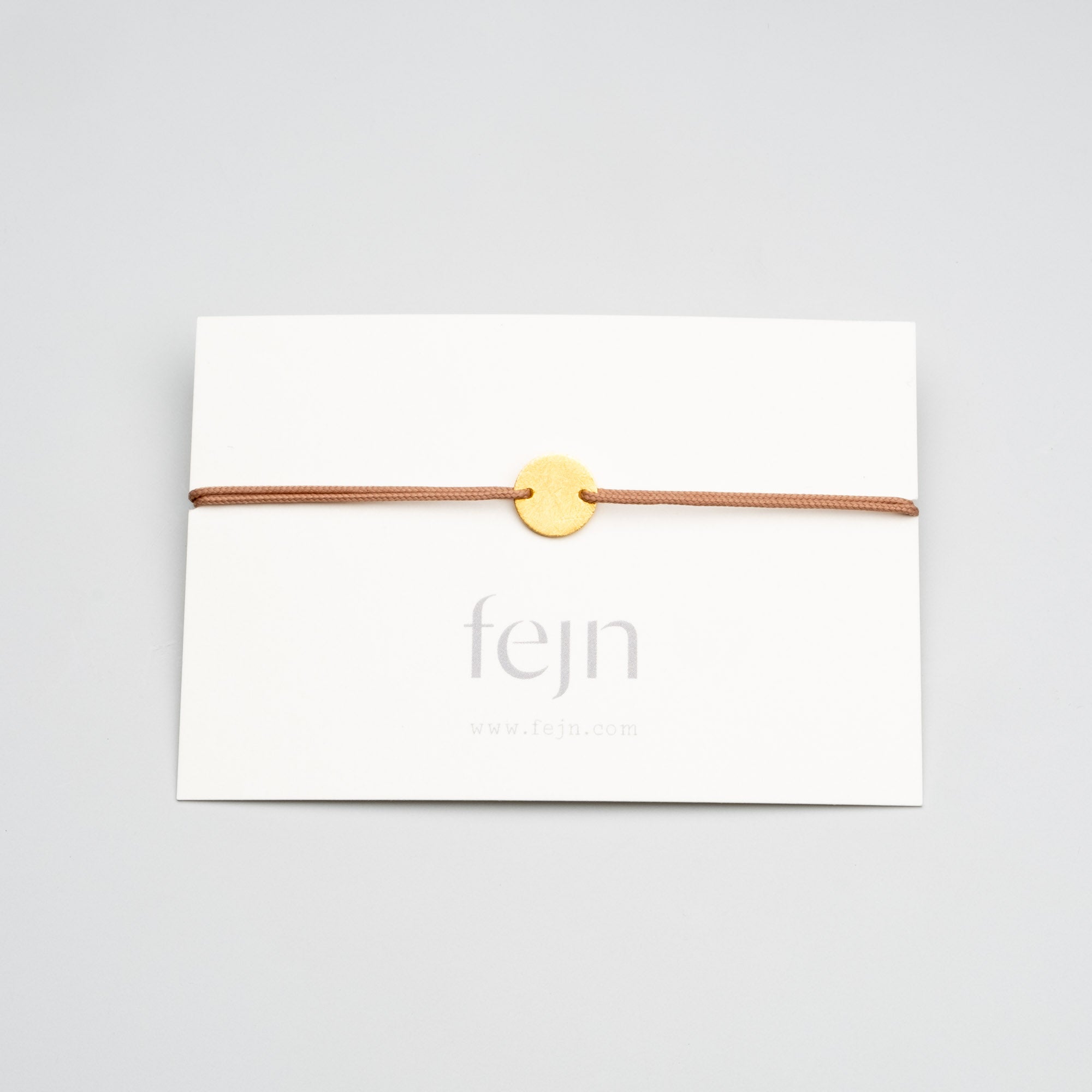 satin disc bracelet