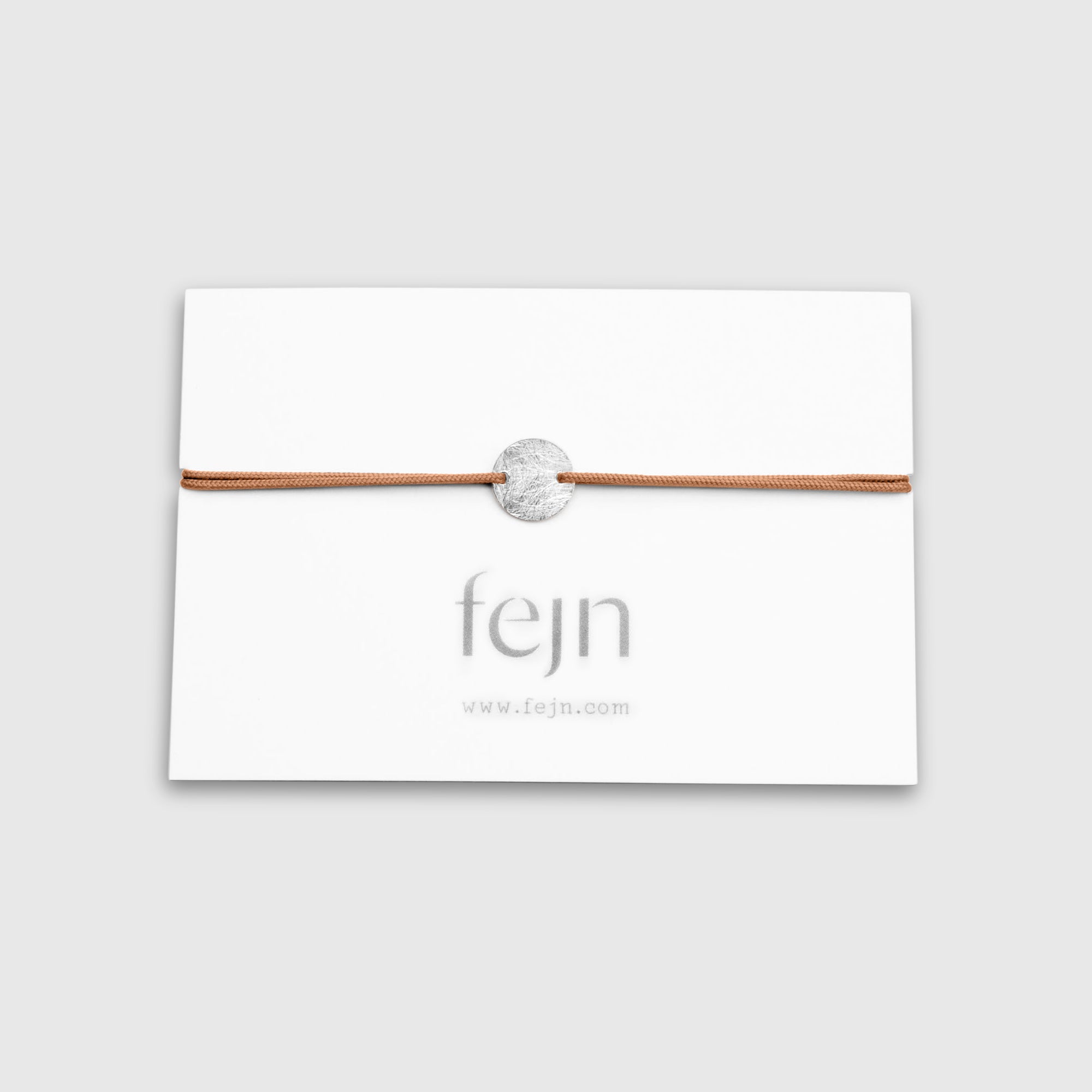 satin disc bracelet