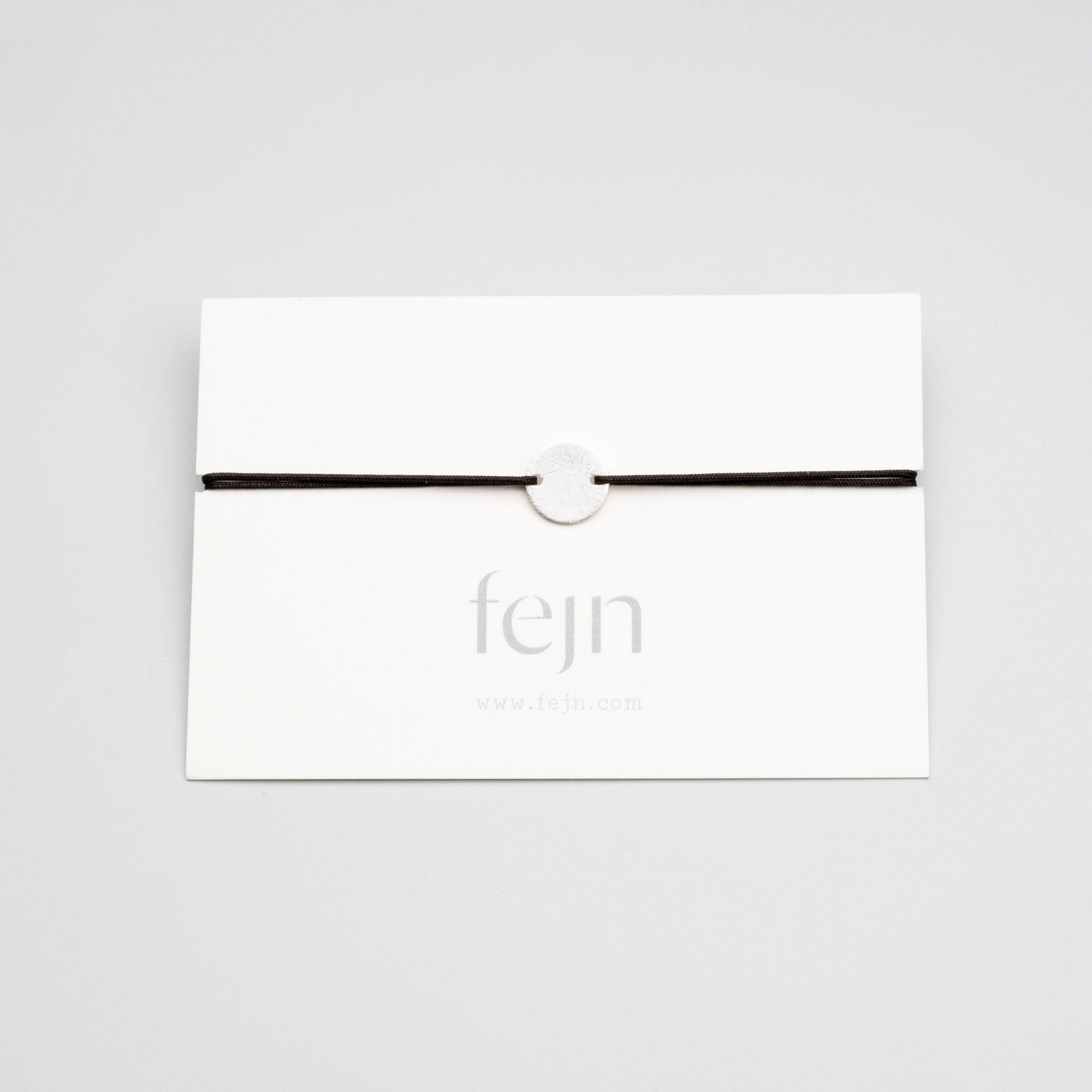 satin disc bracelet
