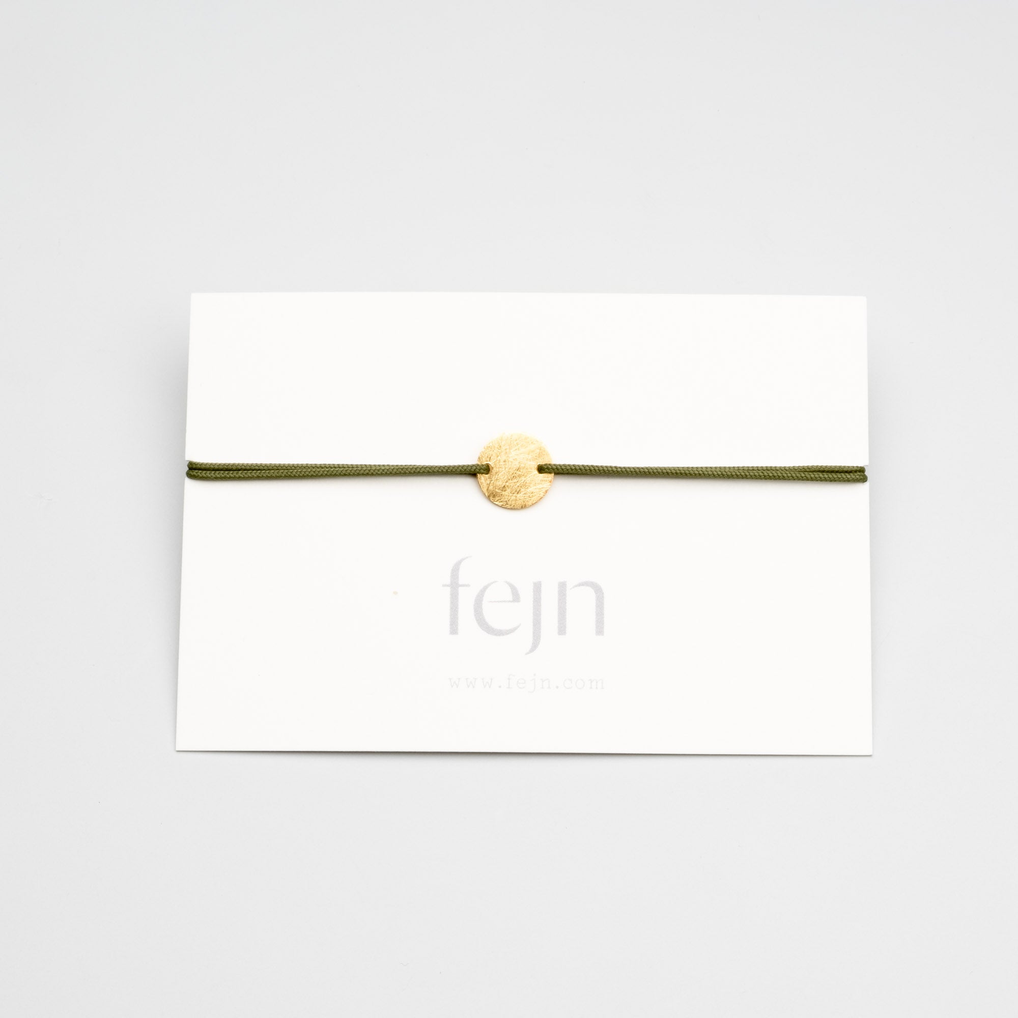 satin disc bracelet