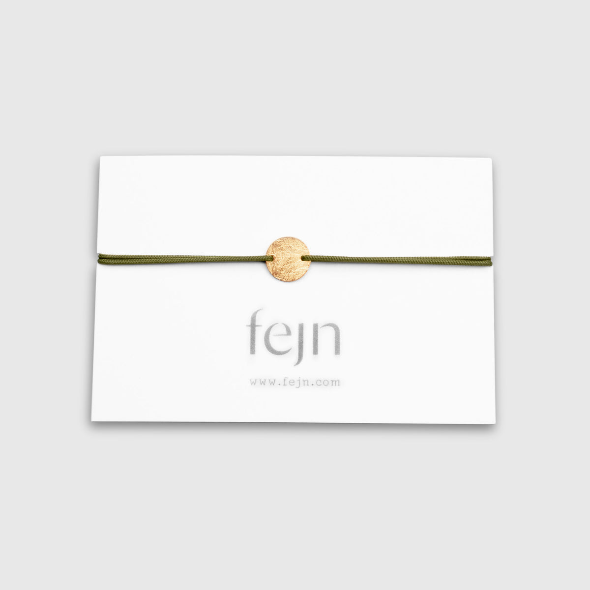 satin disc bracelet