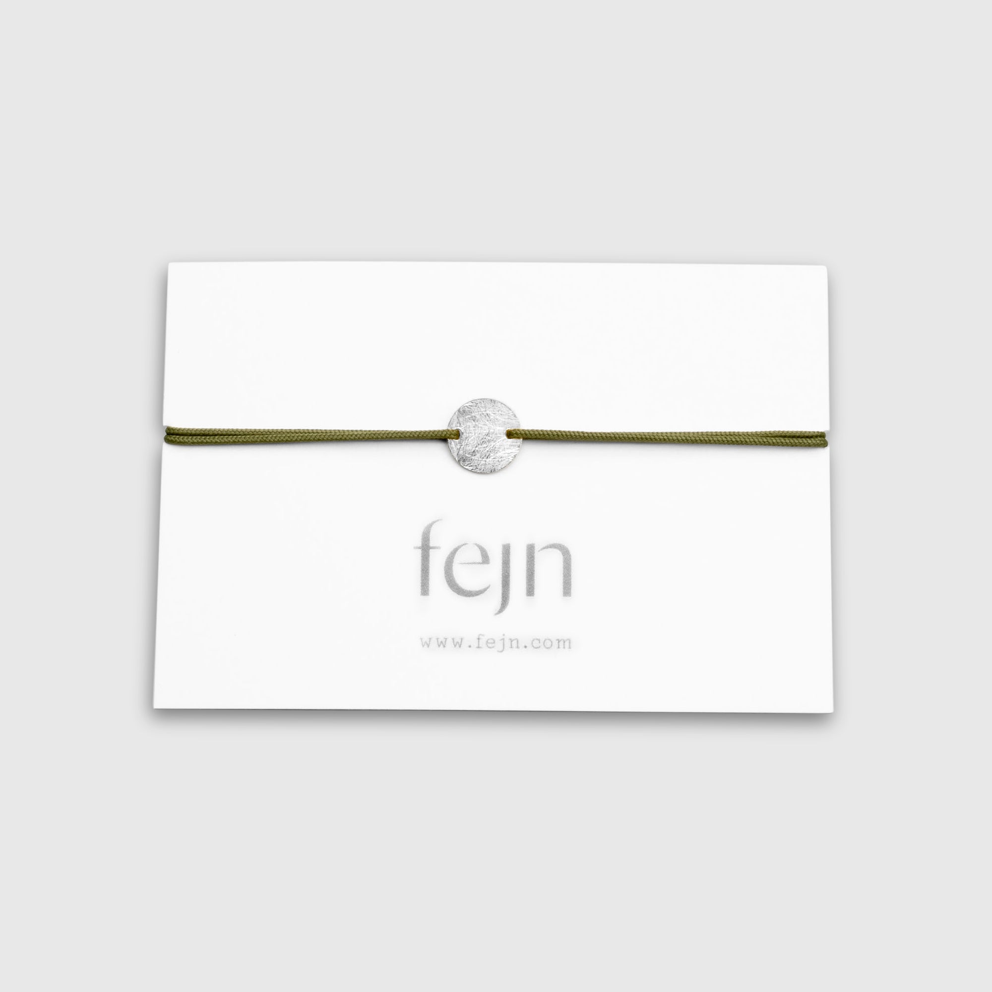 satin disc bracelet
