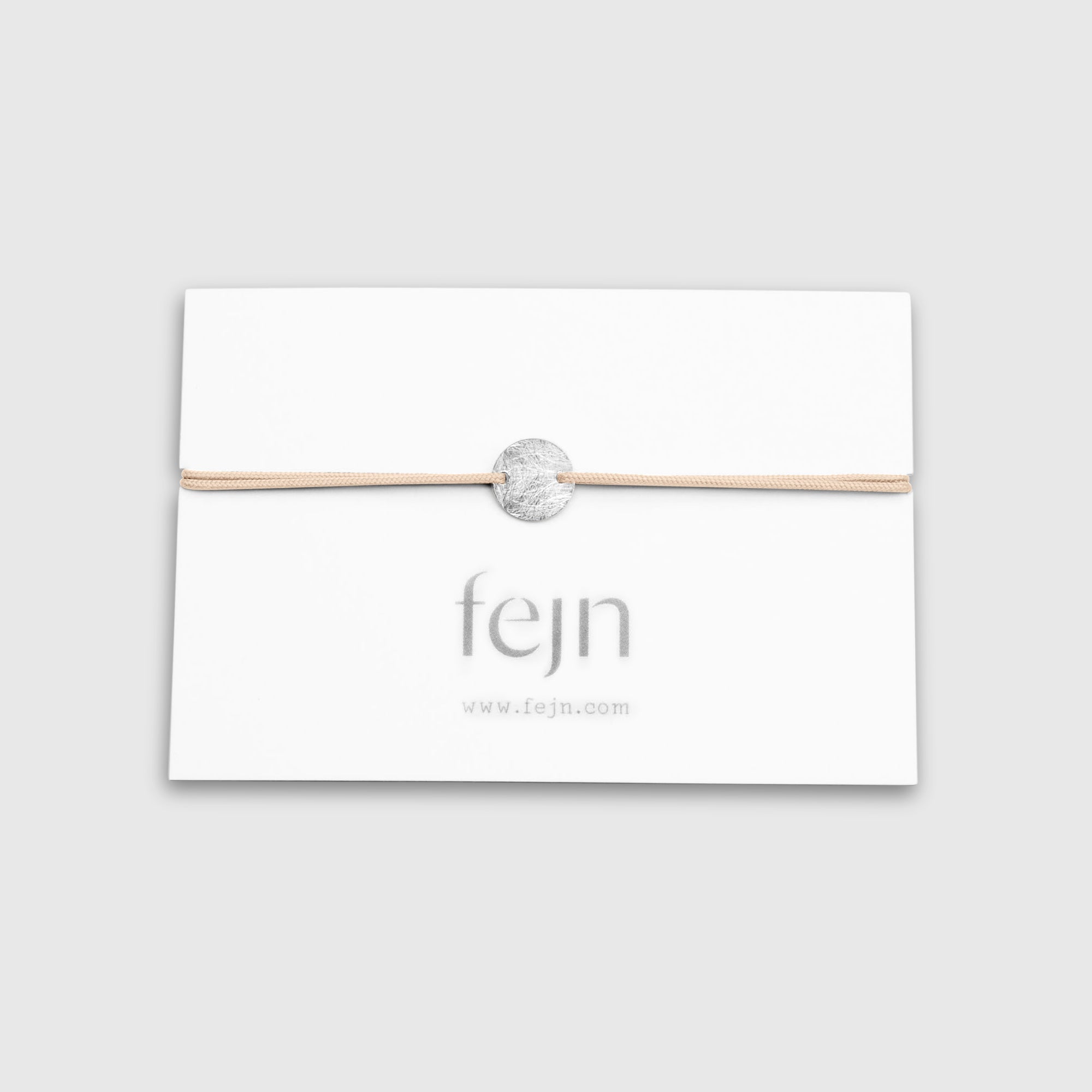satin disc bracelet