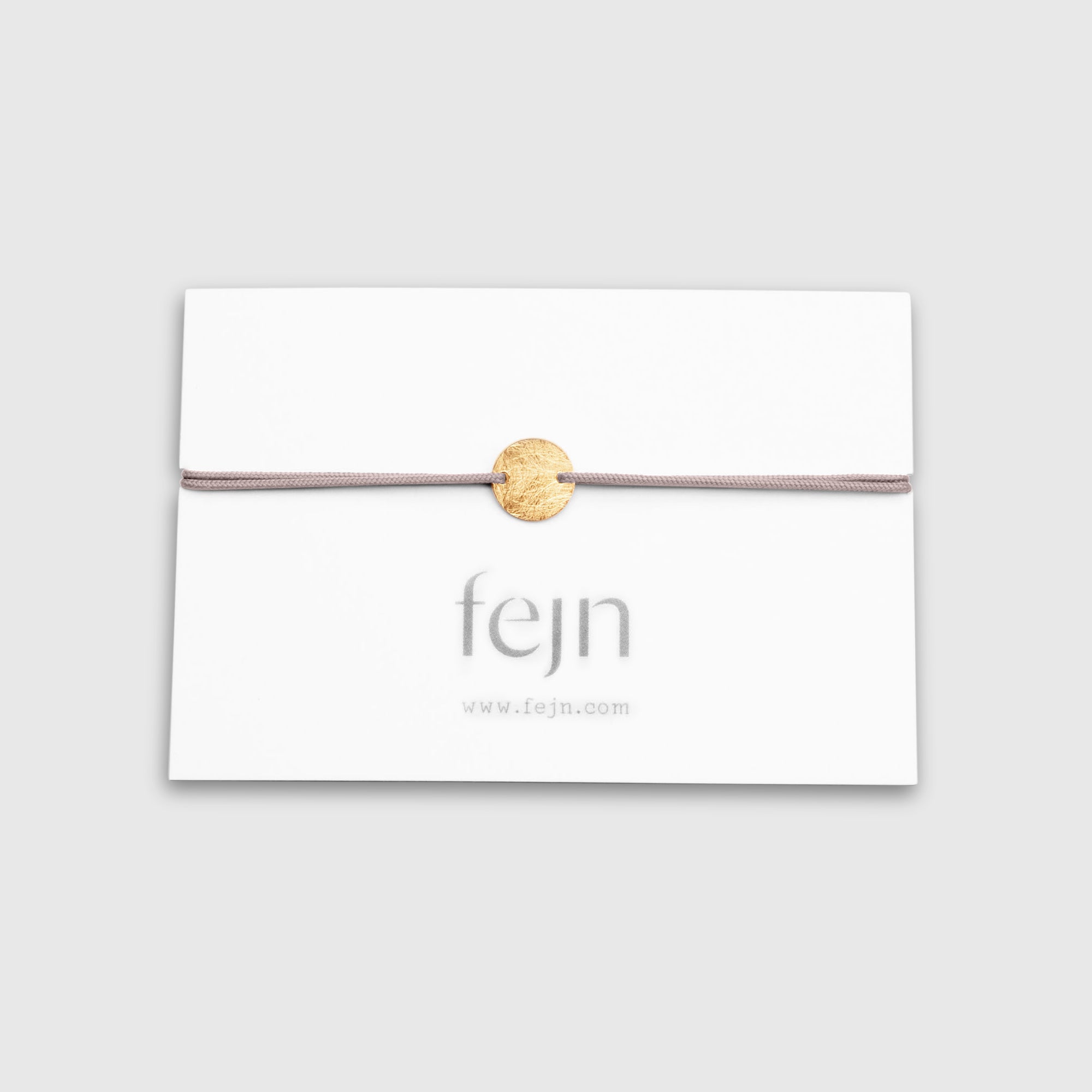 satin disc bracelet
