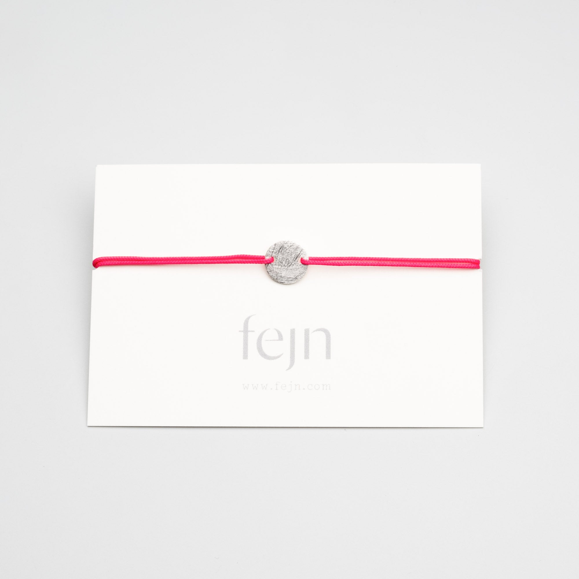 satin disc bracelet