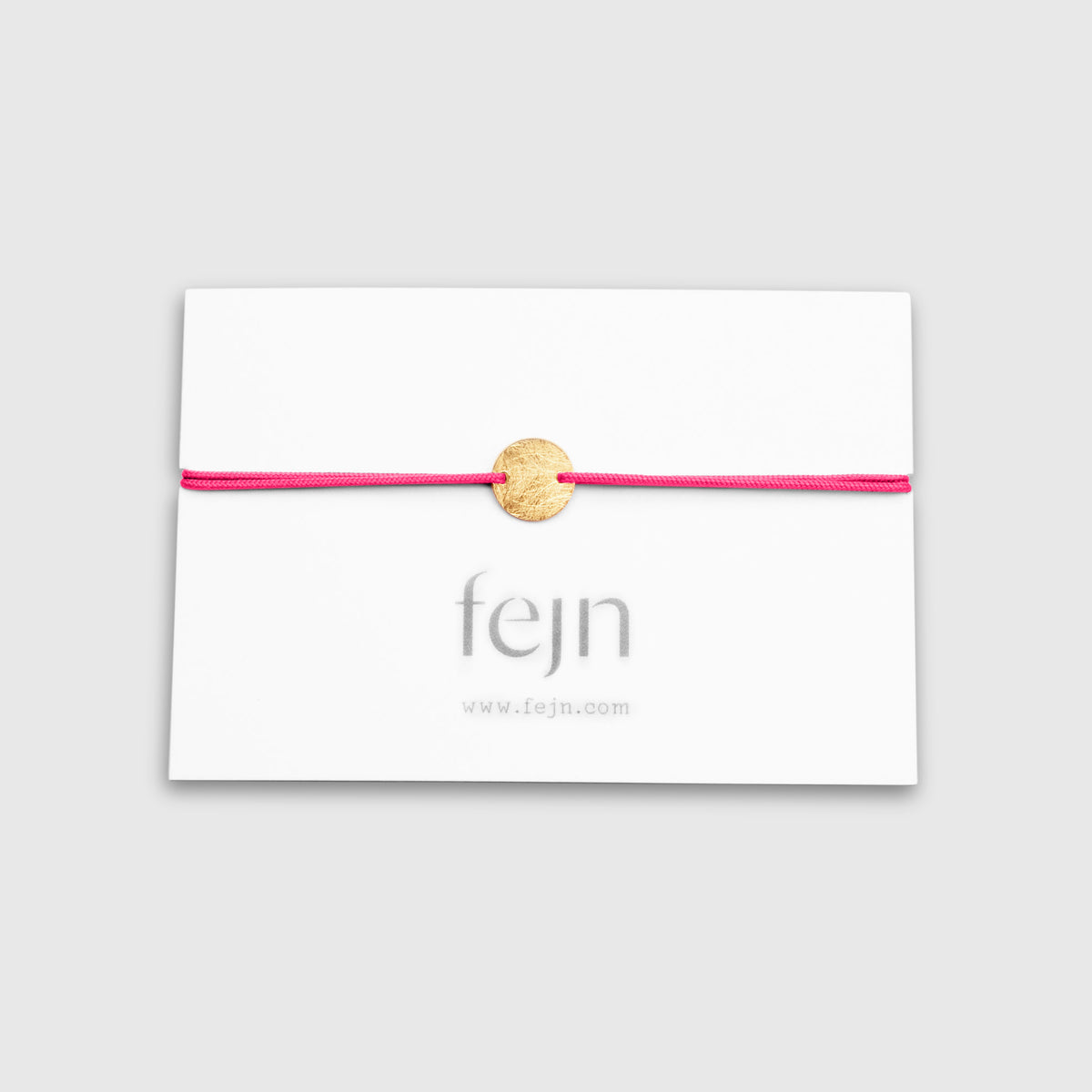satin disc bracelet