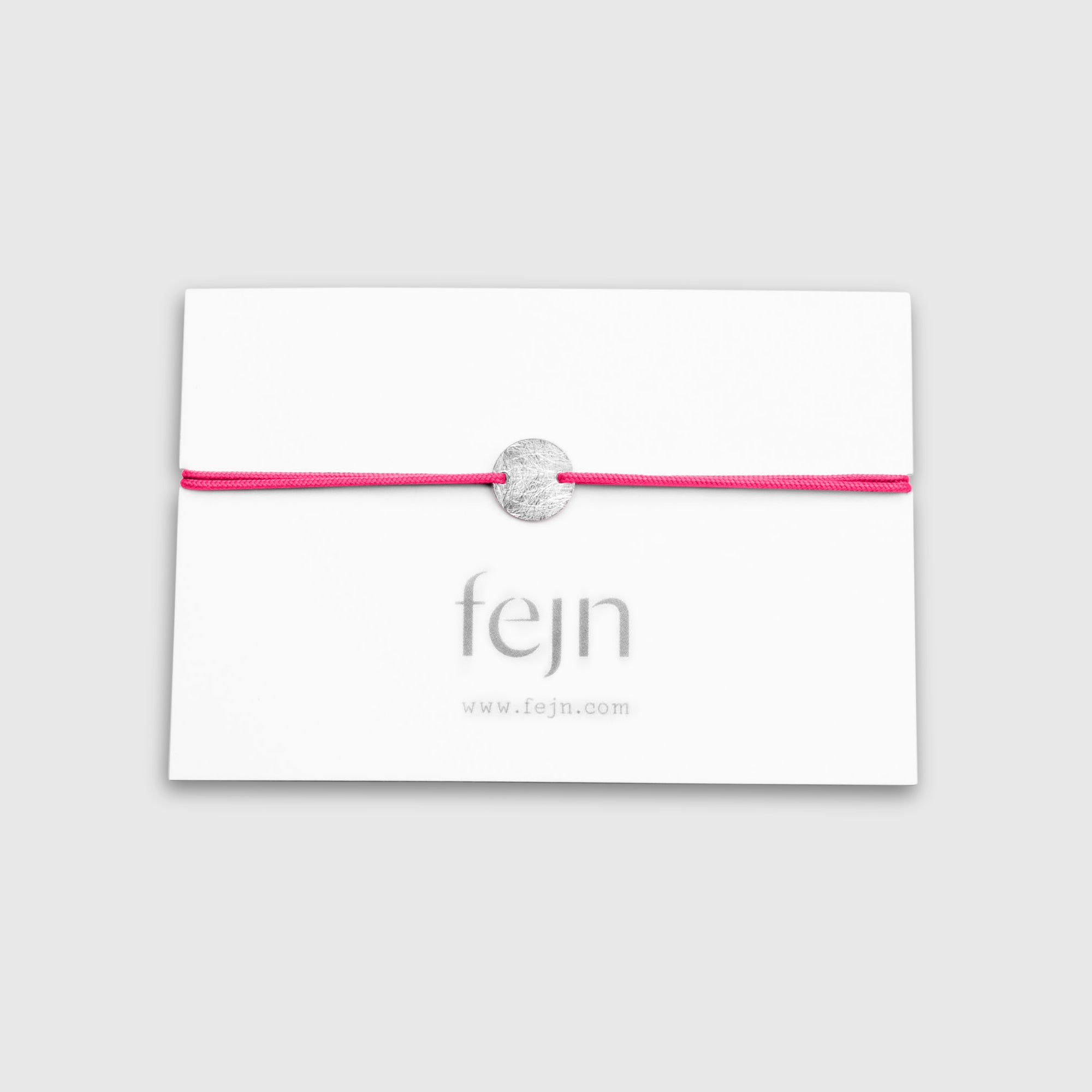 satin disc bracelet