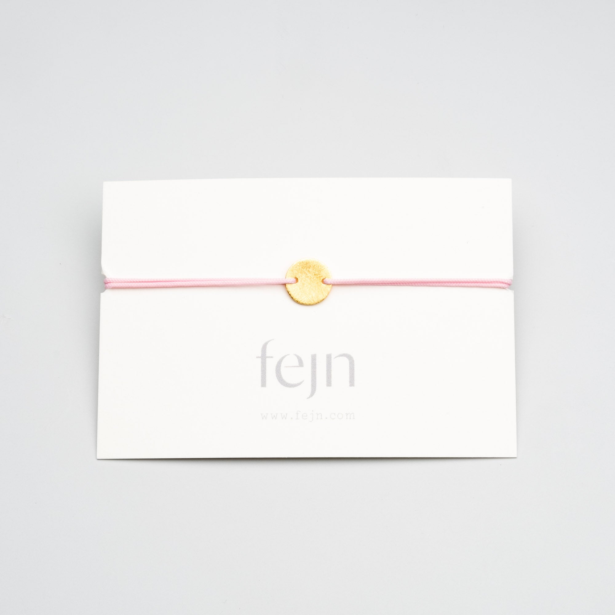 satin disc bracelet