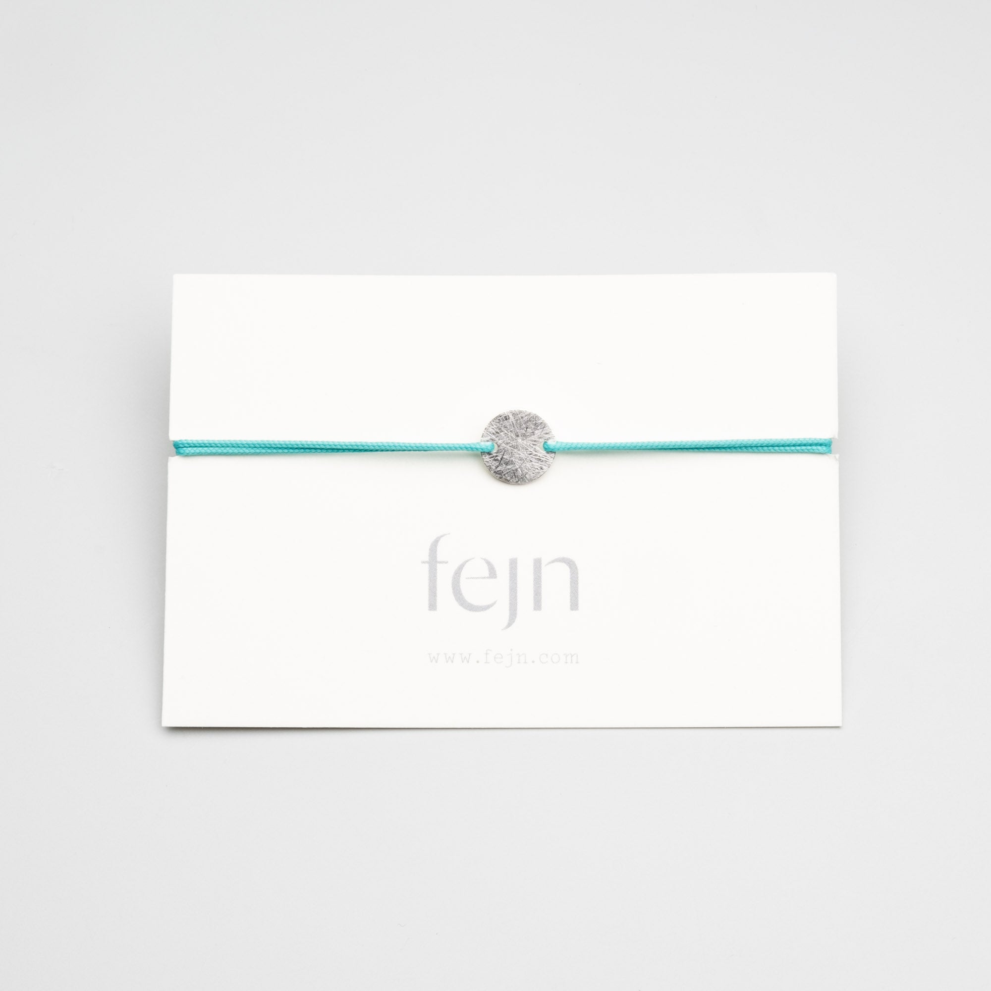 satin disc bracelet