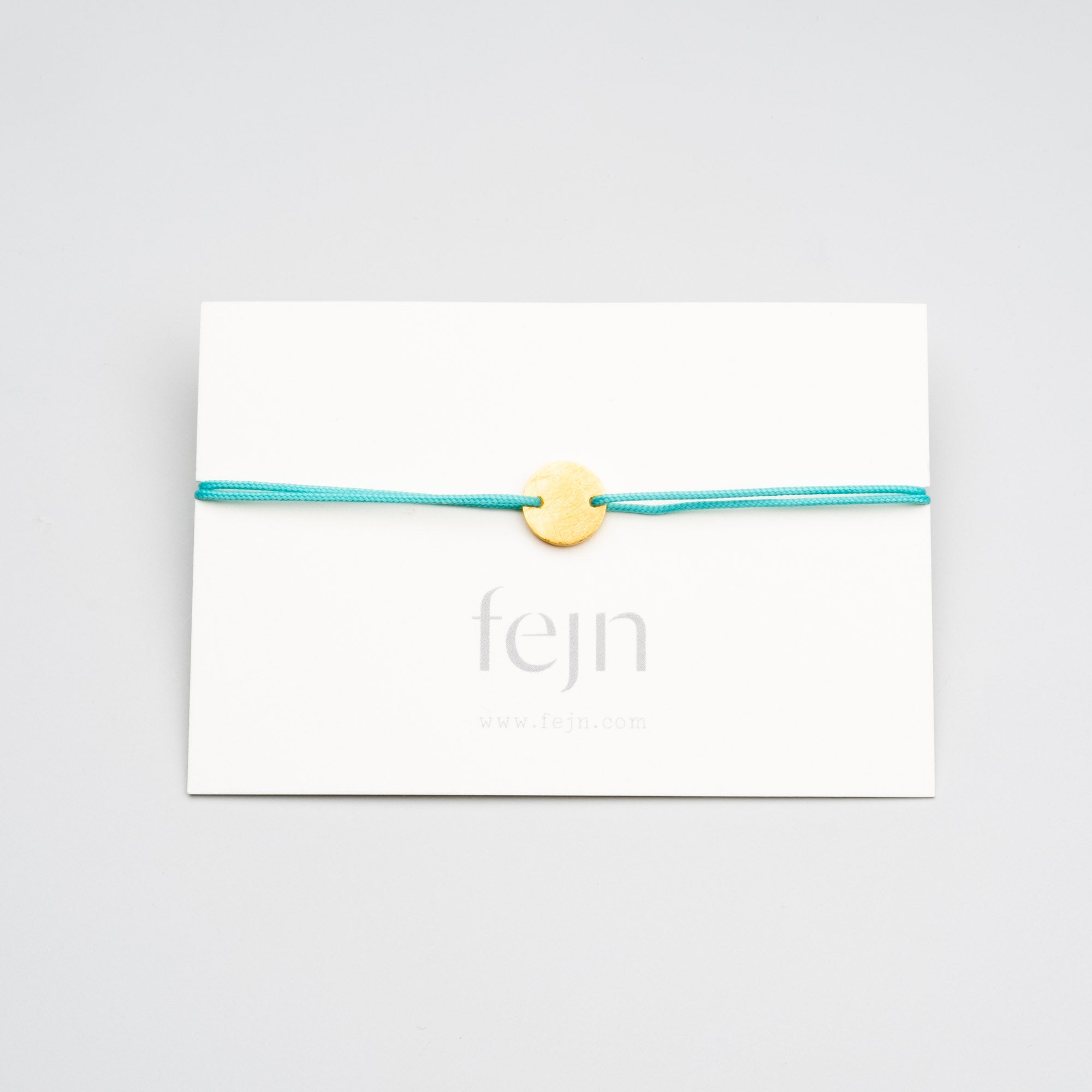 satin disc bracelet