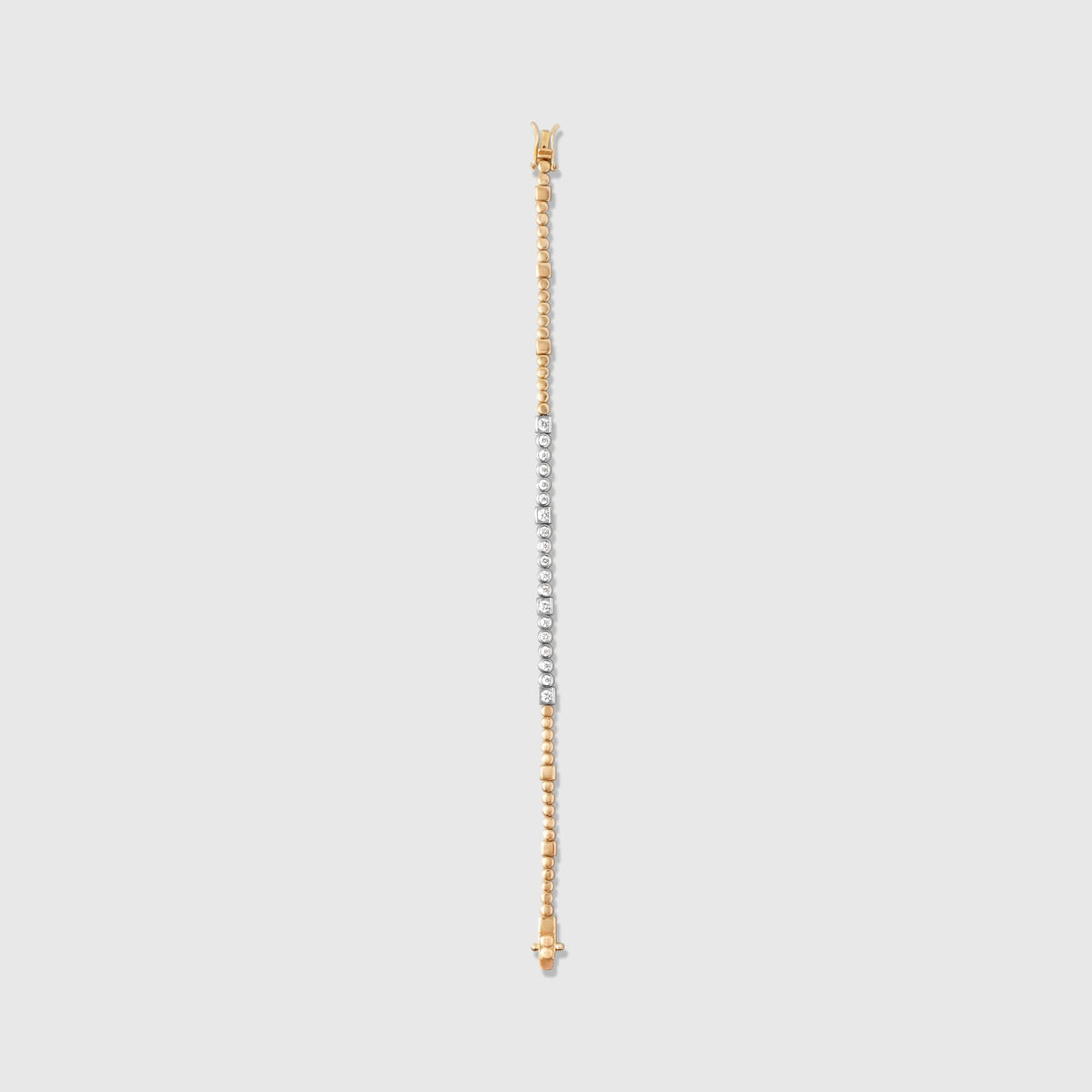 diamond tennis bracelet | solid gold
