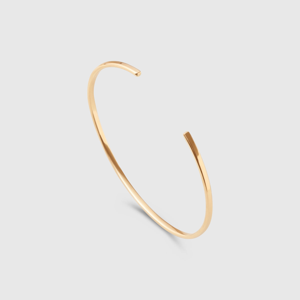 shiny arm cuff | solid gold
