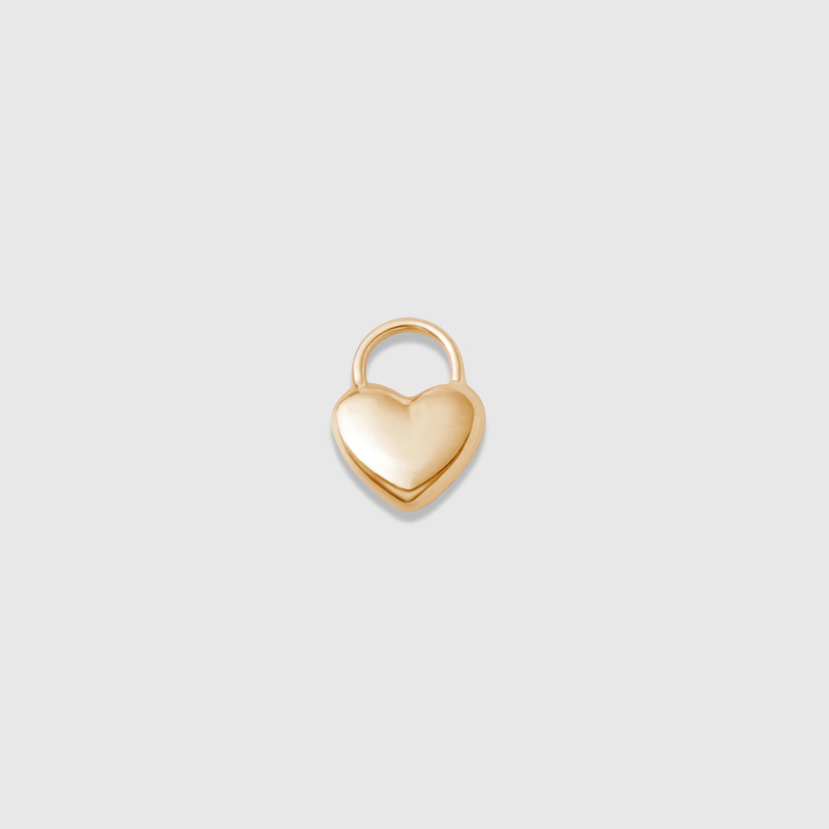 heart charm | solid gold
