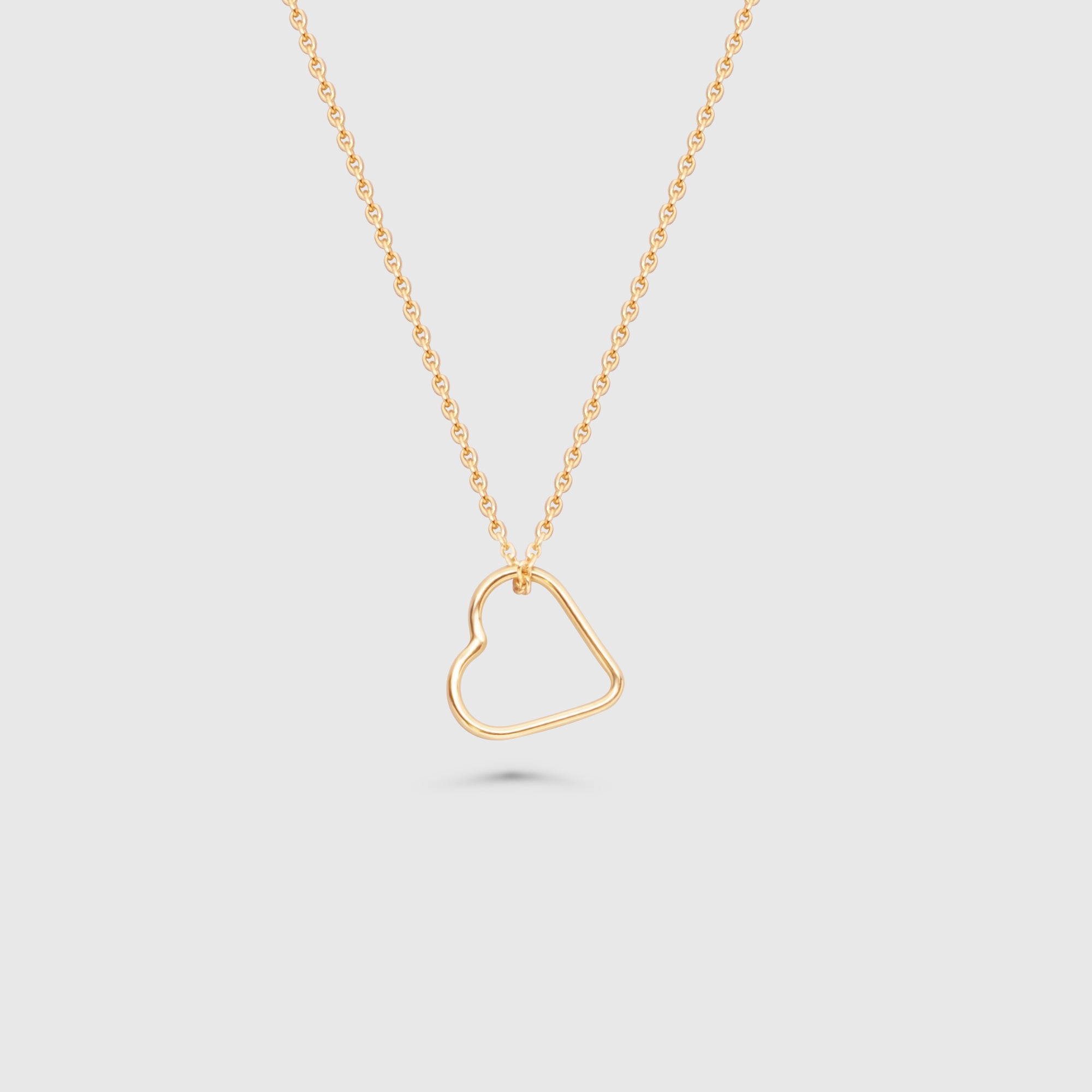 open heart necklace - M / L